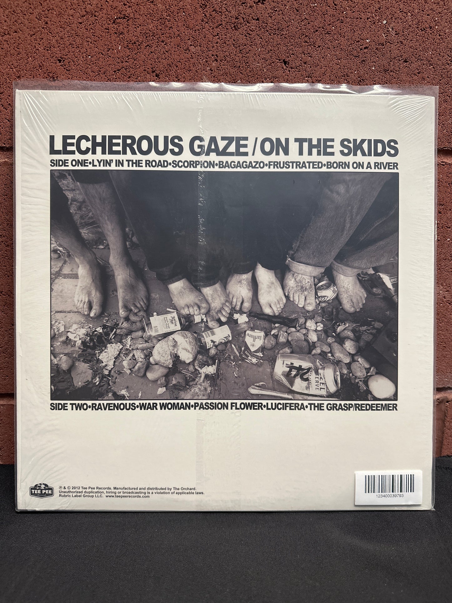 Used Vinyl: Lecherous Gaze ”On The Skids” LP