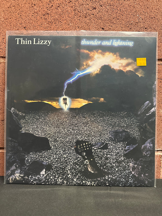 Used Vinyl:  Thin Lizzy ”Thunder And Lightning” LP