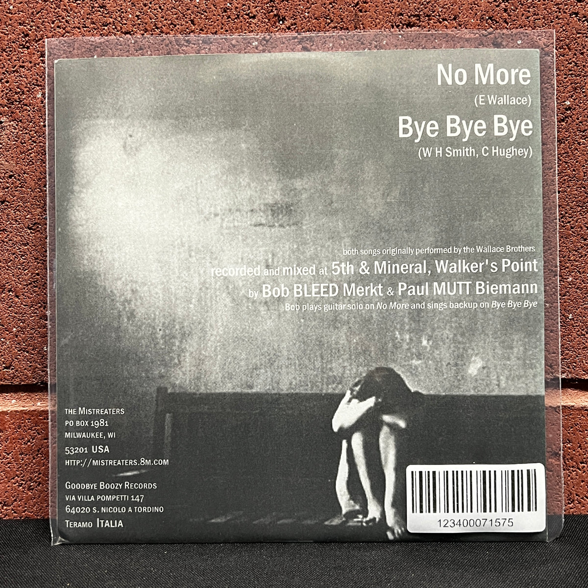 Used Vinyl: The Mistreaters "No More" 7"