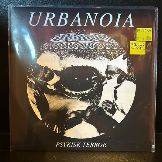 Used Vinyl:  Urbanoia ”Psykisk Terror” 7" (Green vinyl)