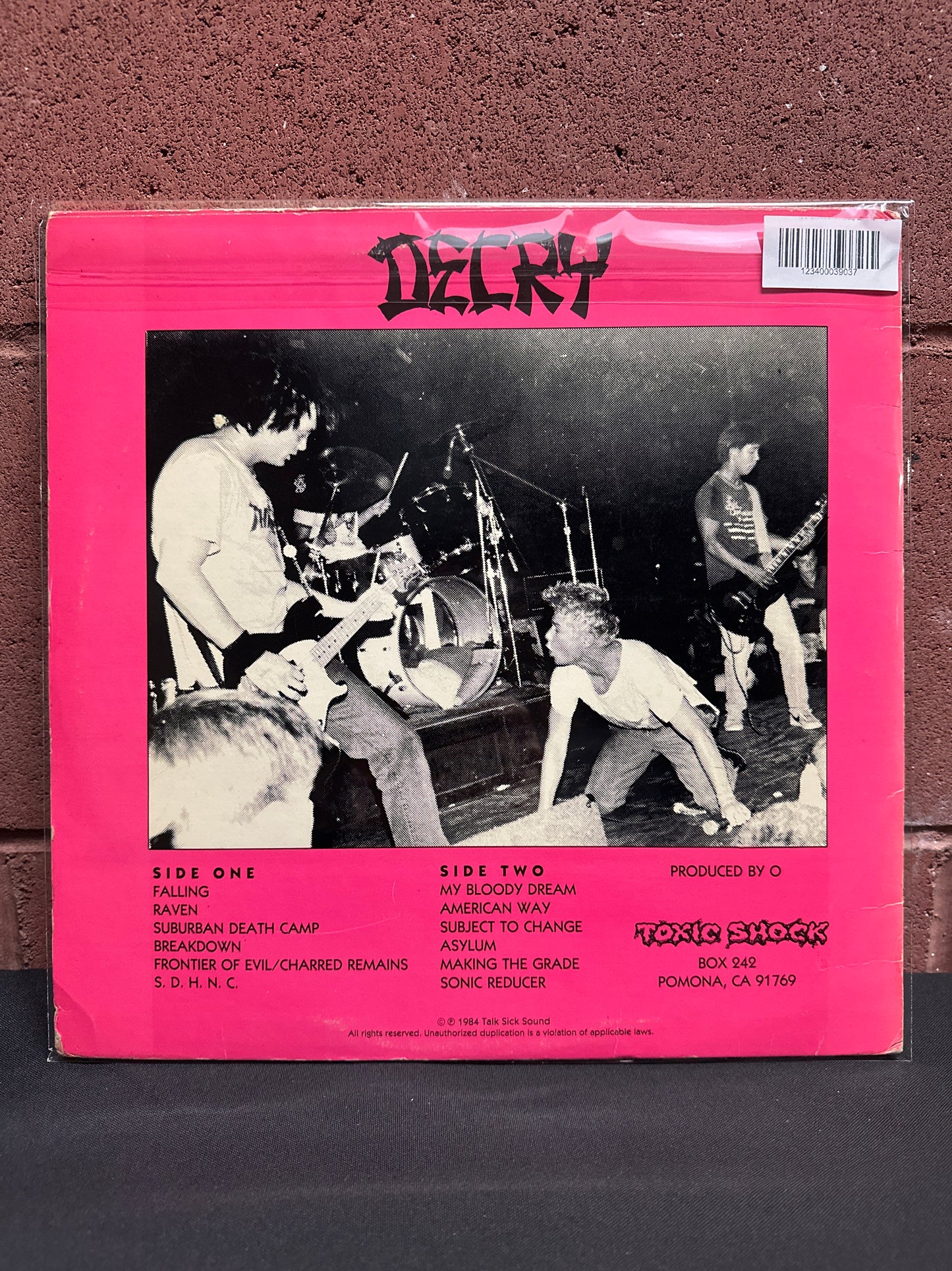 Used Vinyl: Decry "Falling" LP