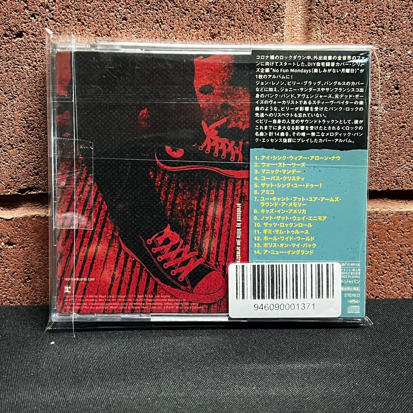 Used CD: Billie Joe Armstrong "No Fun Mondays" CD (2020 Japanese Press)