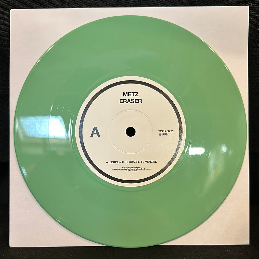 Used Vinyl:  Metz ”Eraser / Pure Auto” 7" (Green vinyl)