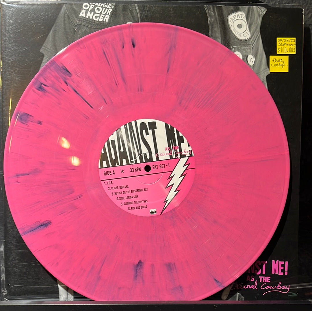 USED VINYL: Against Me "As The Eternal Cowboy" LP (Pink Vinyl)