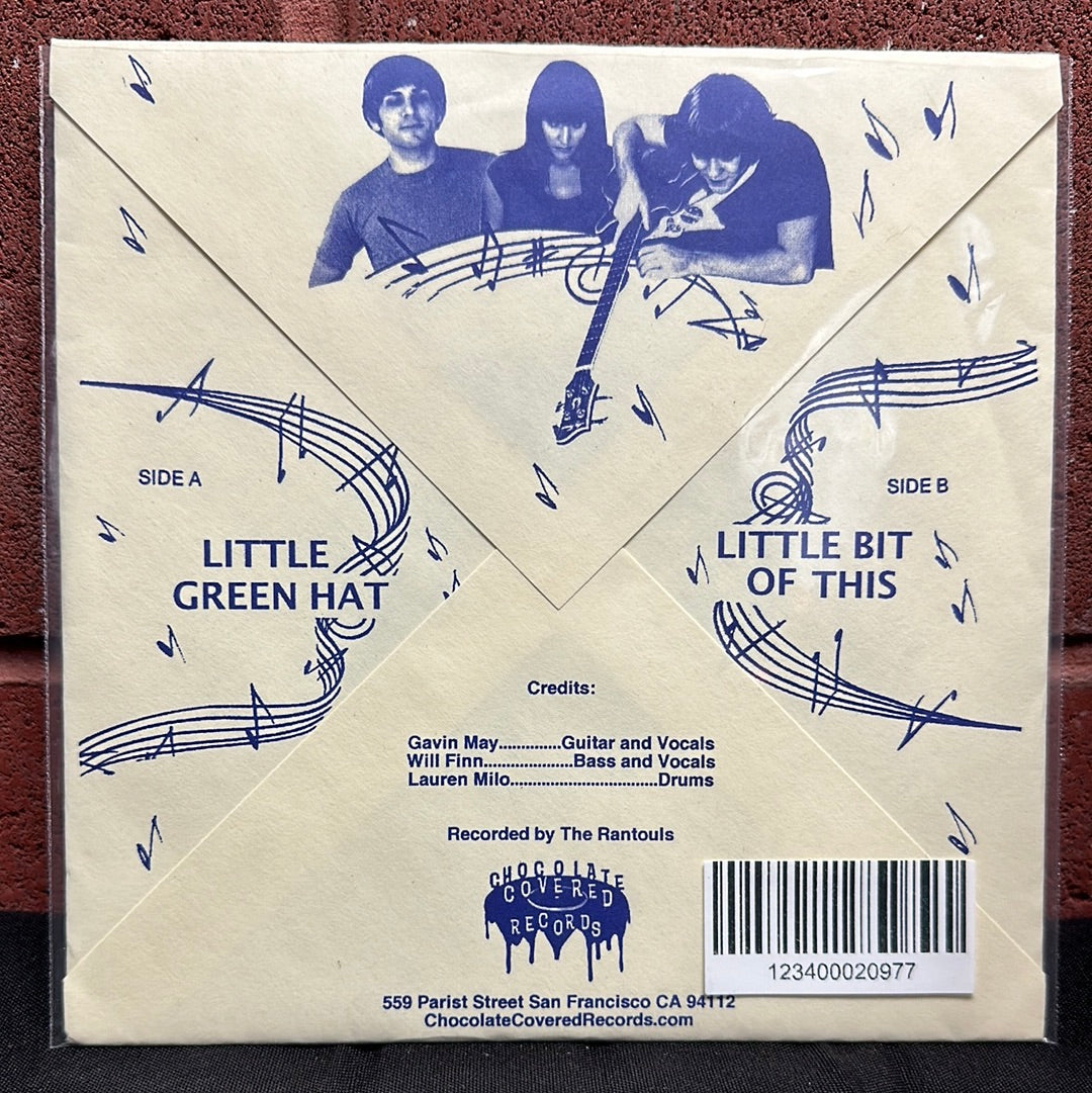 Used Vinyl:  The Rantouls ”Little Green Hat” 7" (Blue vinyl)