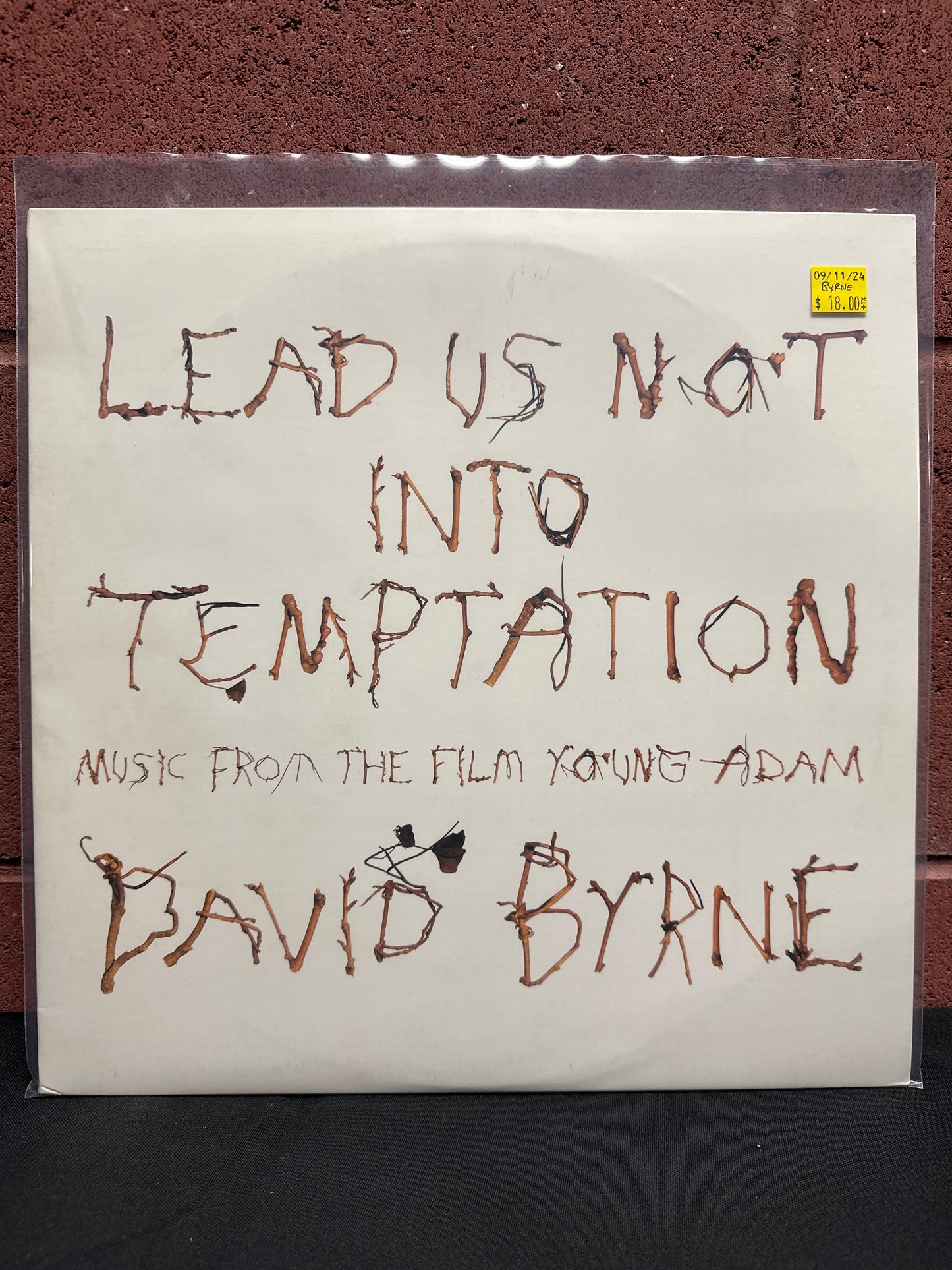 Used Vinyl:  David Byrne ”Lead Us Not Into Temptation (Music From The Film Young Adam)” LP