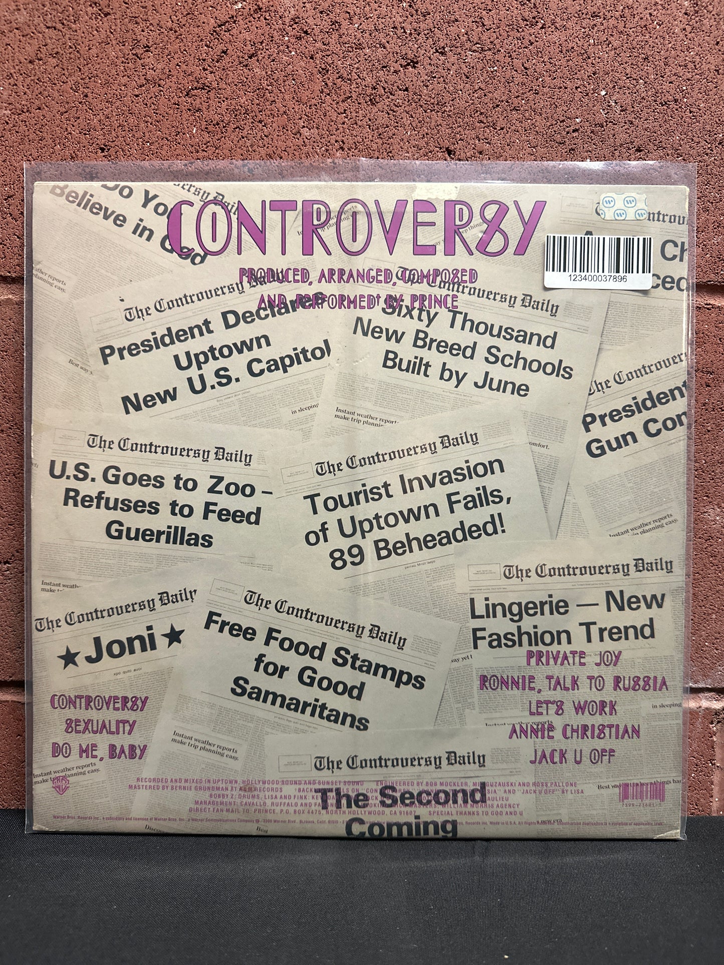 Used Vinyl:  Prince ”Controversy” LP