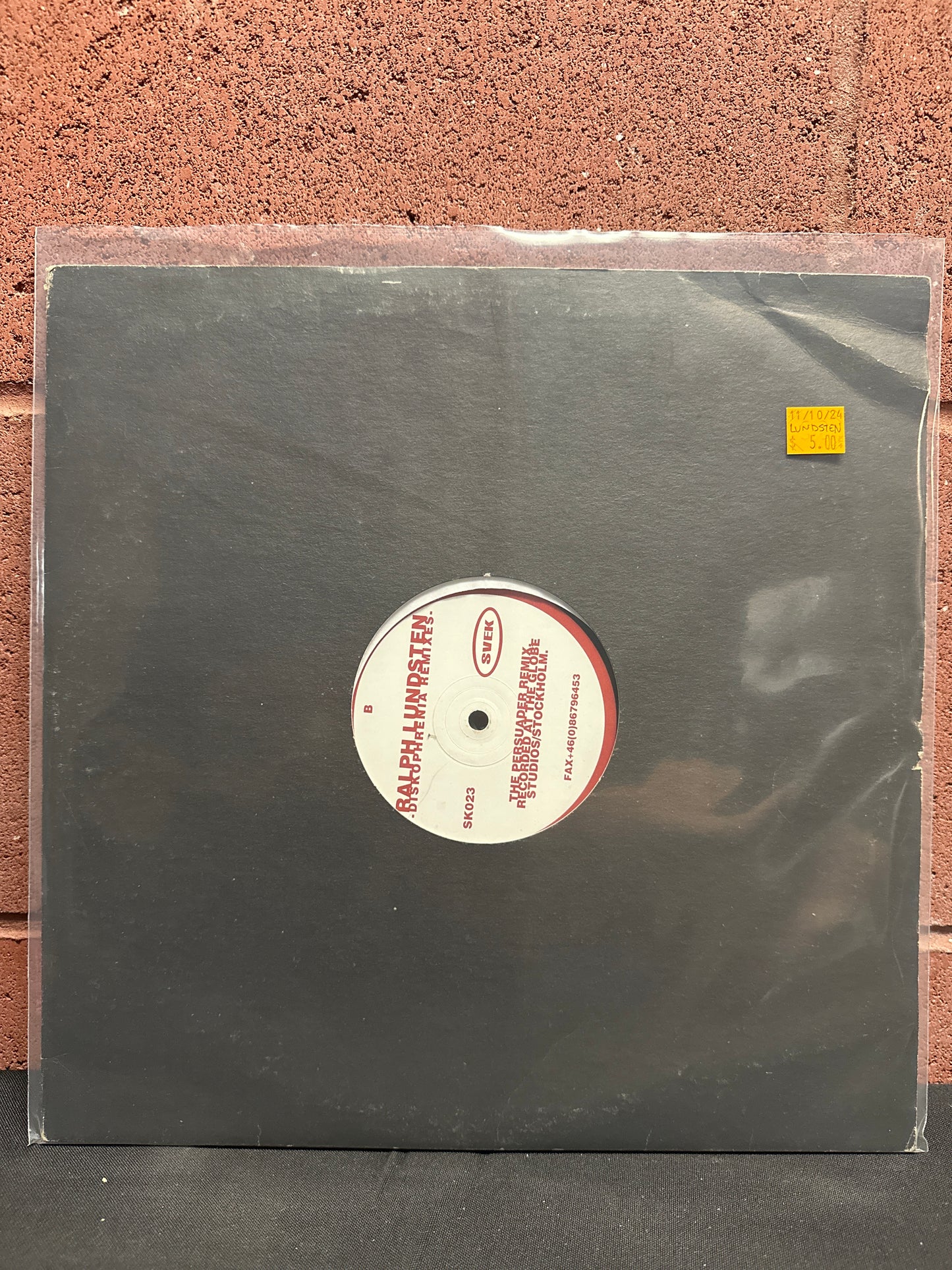 Used Vinyl:  Ralph Lundsten ”Diskophrenia Remixes” 2x12"