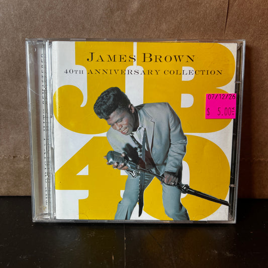 Used CD: James Brown "40th Anniversary Collection" 2xCD (1996 Press)