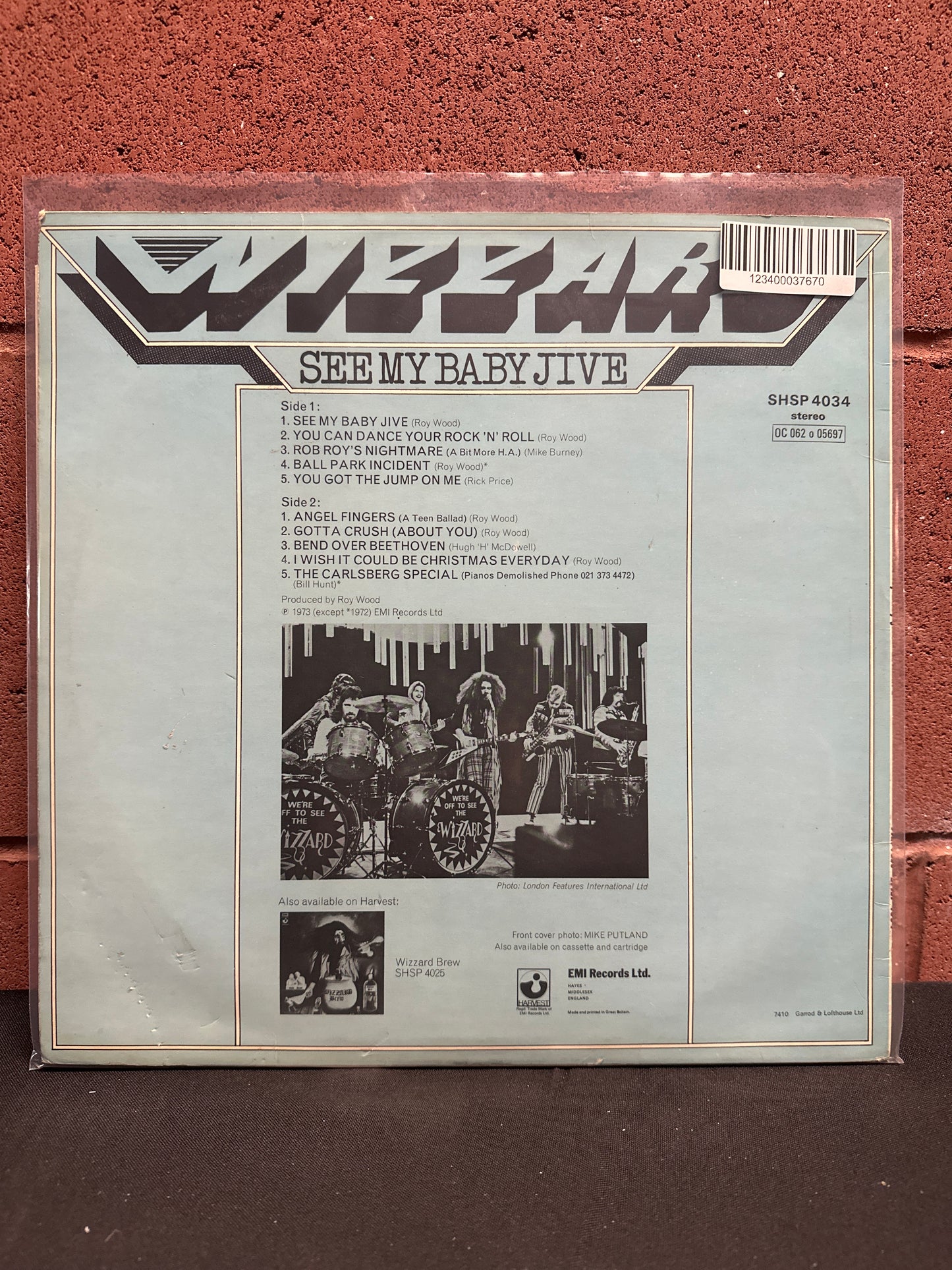 Used Vinyl:  Wizzard ”See My Baby Jive” LP