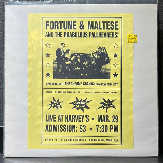 USED VINYL: Fortune & Maltese And The Phabulous Pallbearers “Live At Harvey's” LP