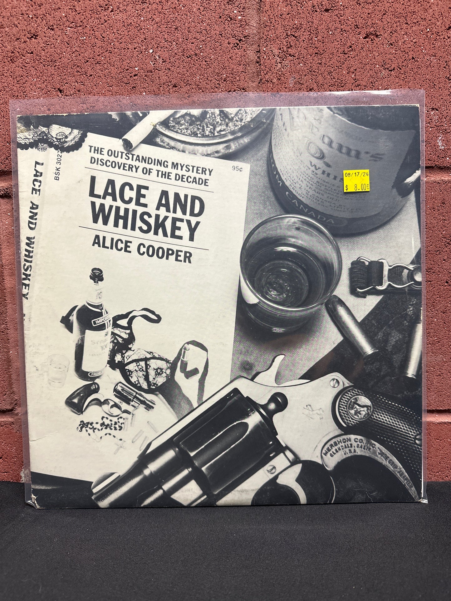 Used Vinyl:  Alice Cooper ”Lace And Whiskey” LP