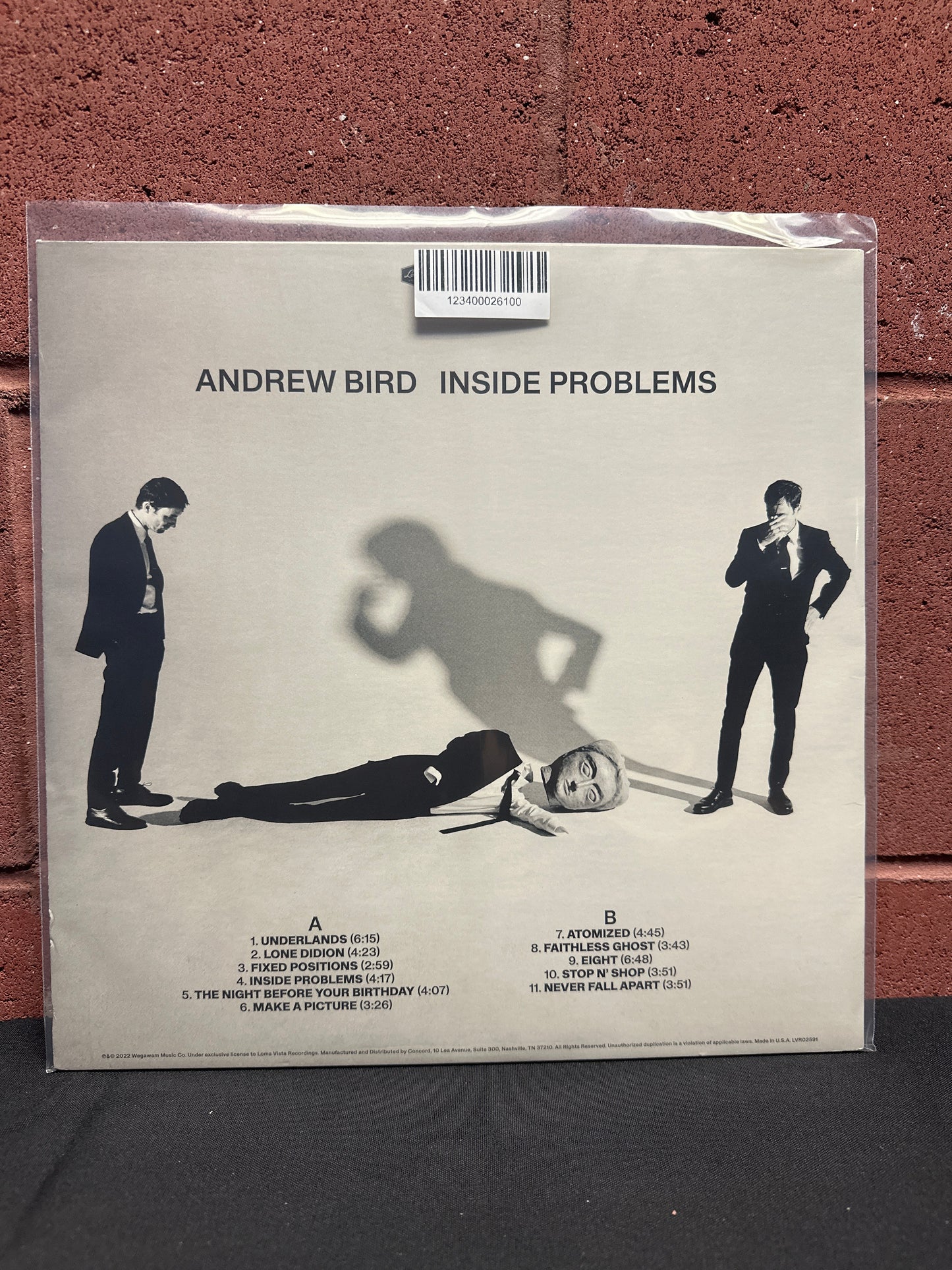 Used Vinyl:  Andrew Bird ”Inside Problems” 12"