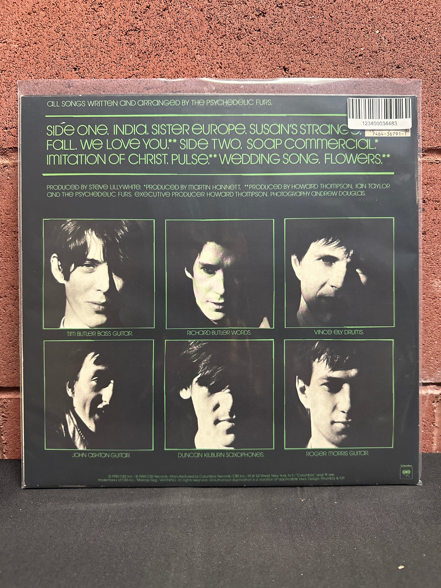 Used Vinyl:  The Psychedelic Furs ”The Psychedelic Furs” LP