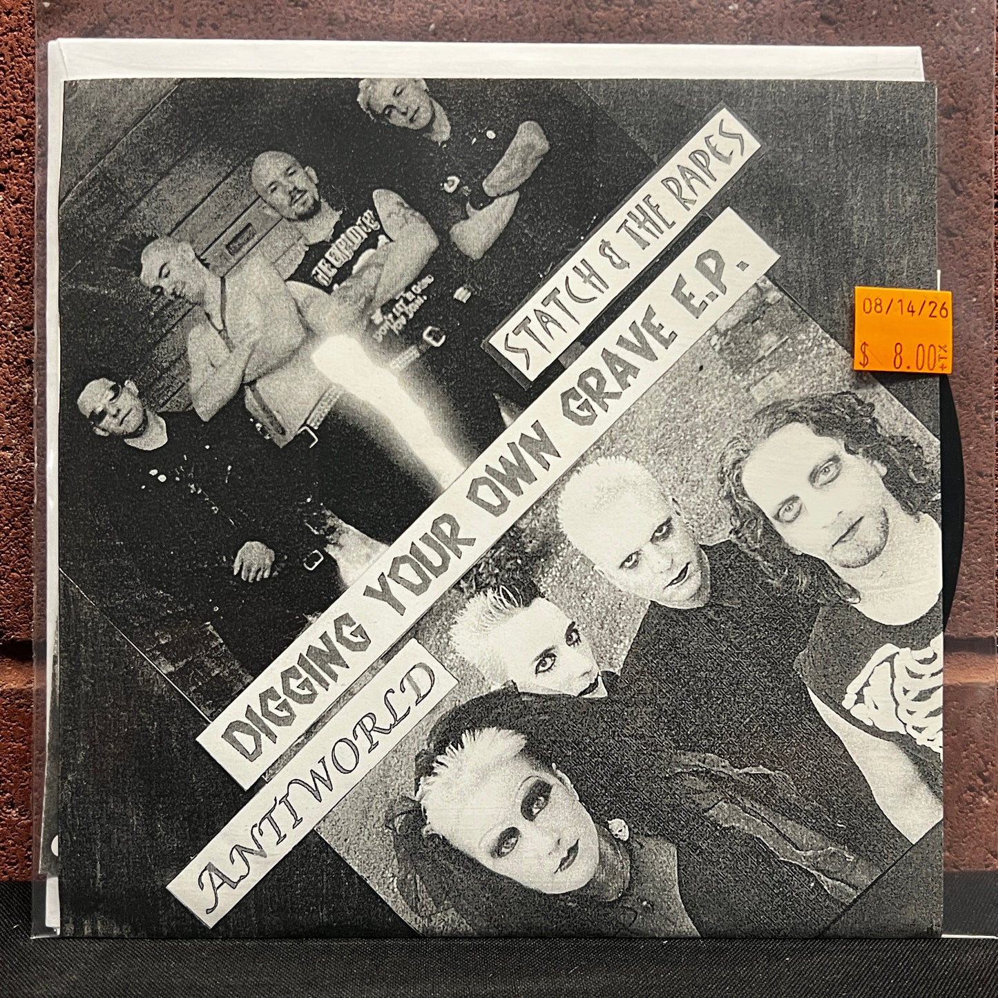 Used Vinyl: Antiworld / Statch & The Rapes "Digging Your Own Grave E.P." 7"