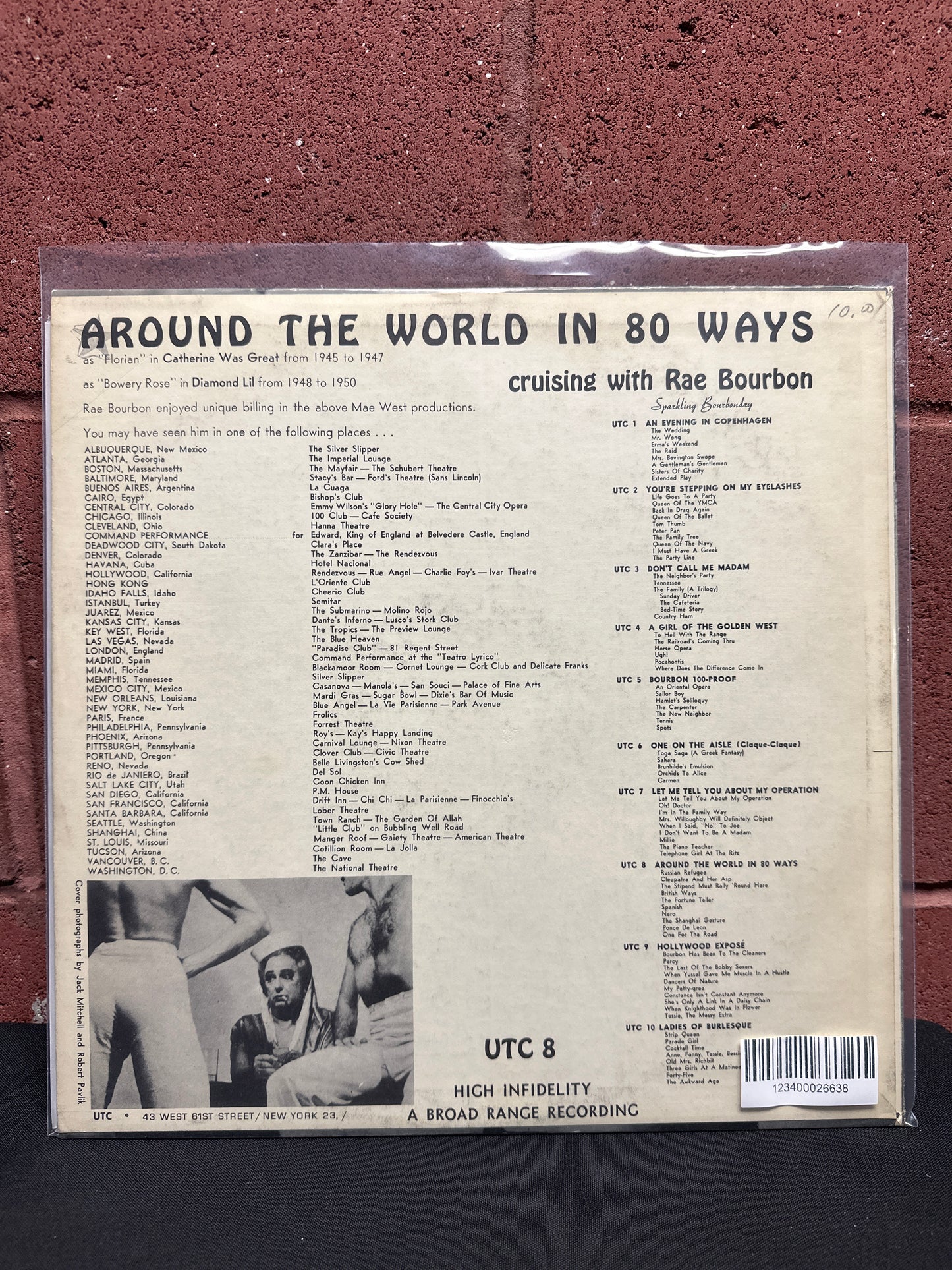 Used Vinyl:  Rae Bourbon ”Around The World In 80 Ways” LP