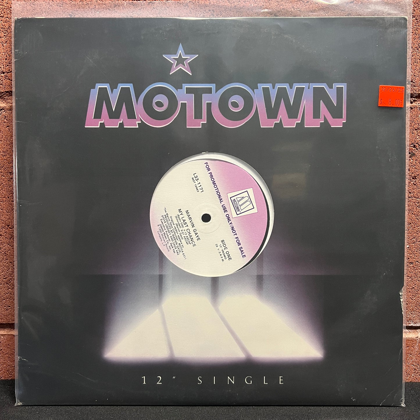 Used Vinyl: Marvin Gaye "My Last Chance" 12" (1990 Promo Press)