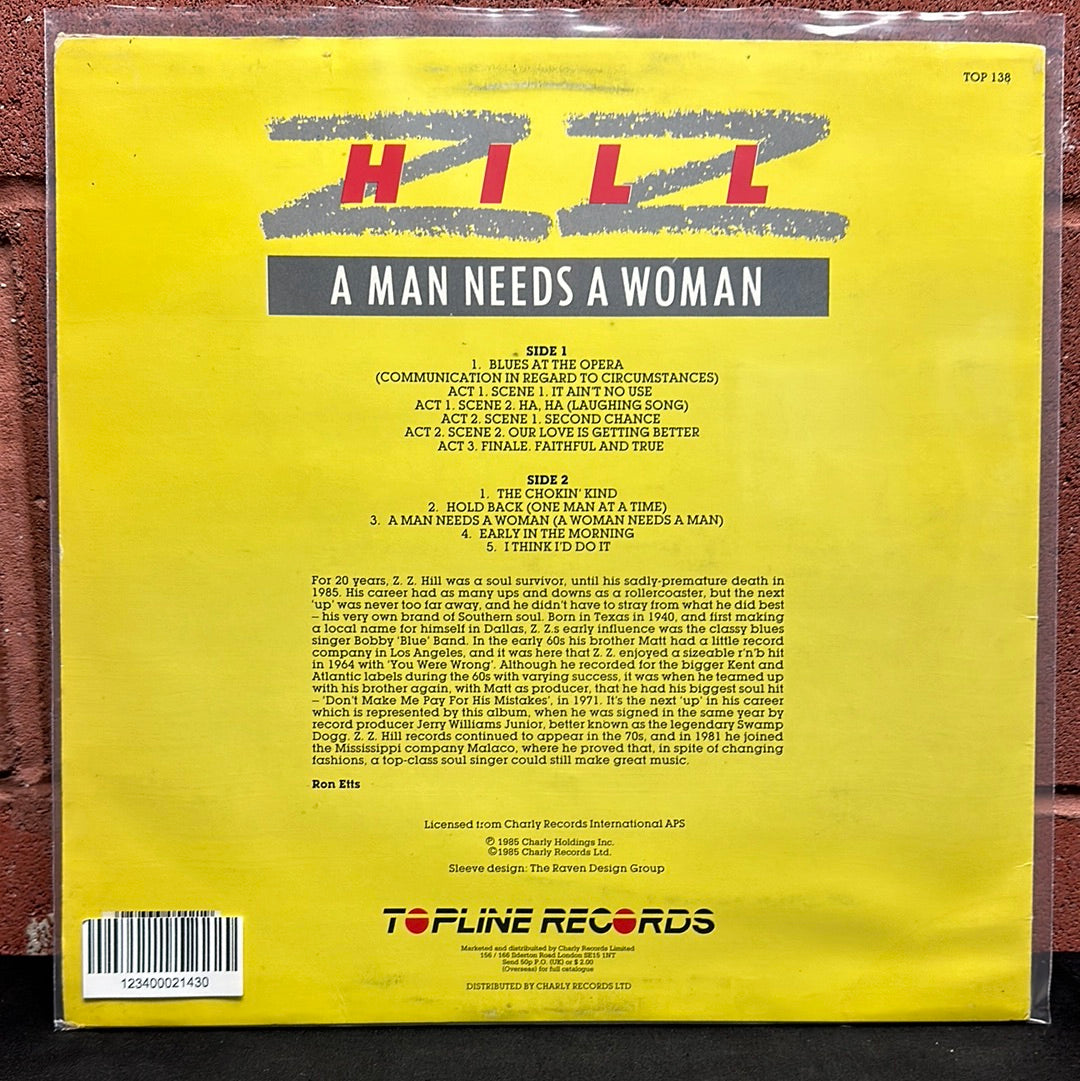 Used Vinyl:  Z.Z. Hill ”A Man Needs A Woman” LP