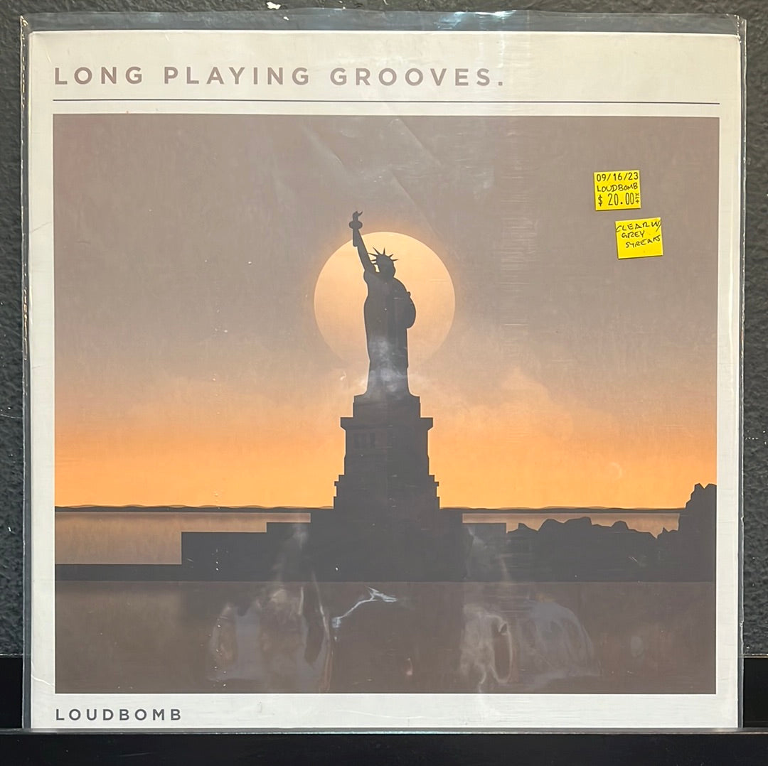 USED VINYL: LoudBomb "Long Playing Grooves" LP (clear with gray streaks)