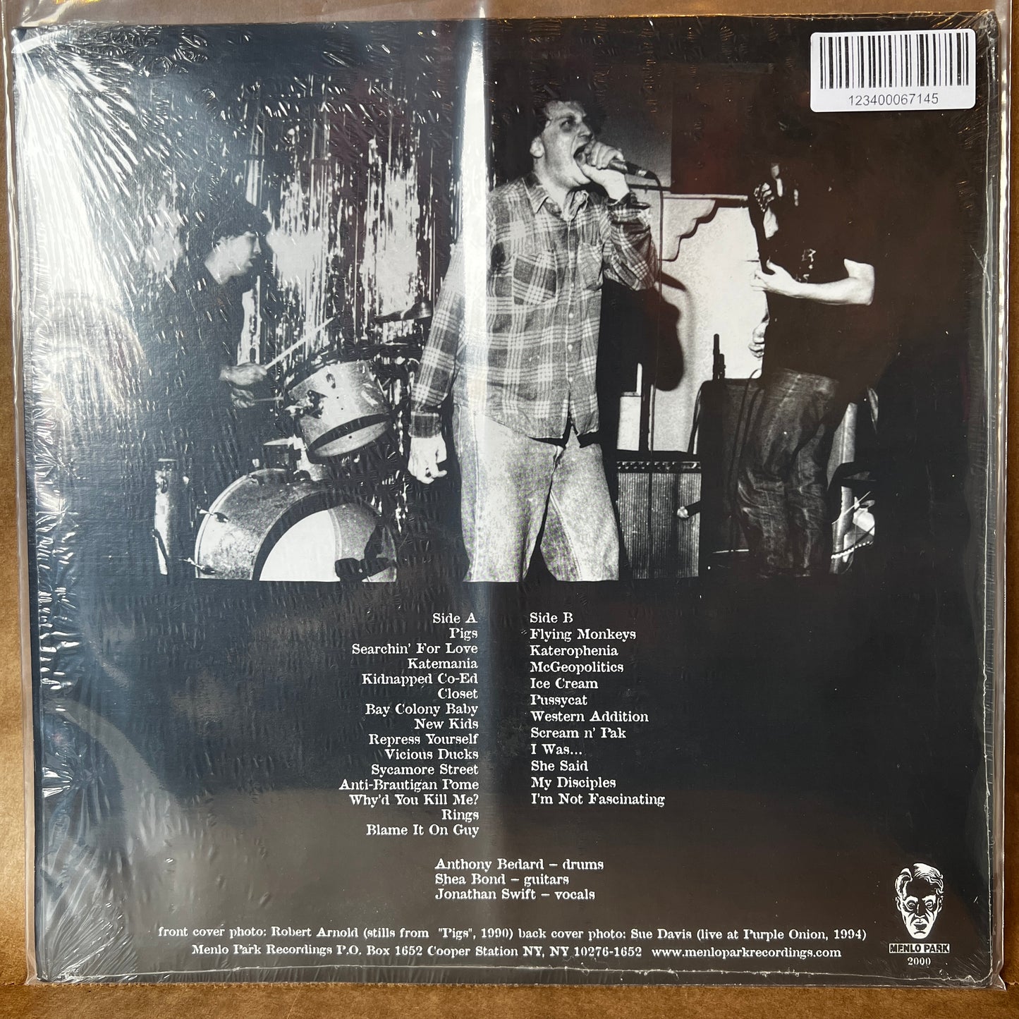 Used Vinyl: Icky Boyfriends "Talking To You Is Just Like Being Dead: 1988 To Present" LP (2000 Press)