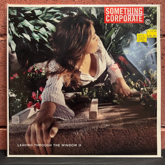 Used Vinyl: Something Corporate "Leaving Through The Window" 2xLP (2012 White Vinyl Press)