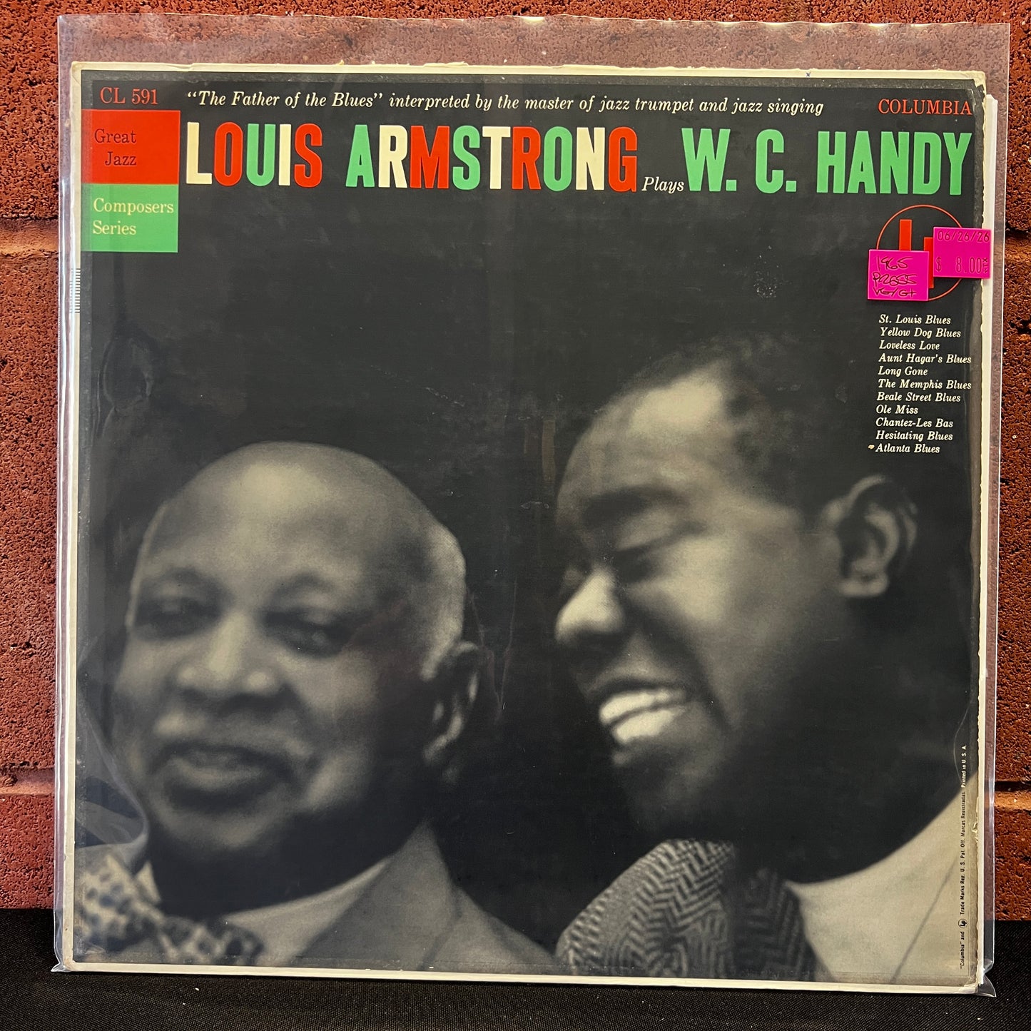 Used Vinyl: Louis Armstrong ‎"Louis Armstrong Plays W. C. Handy" LP (1965 Mono Press)