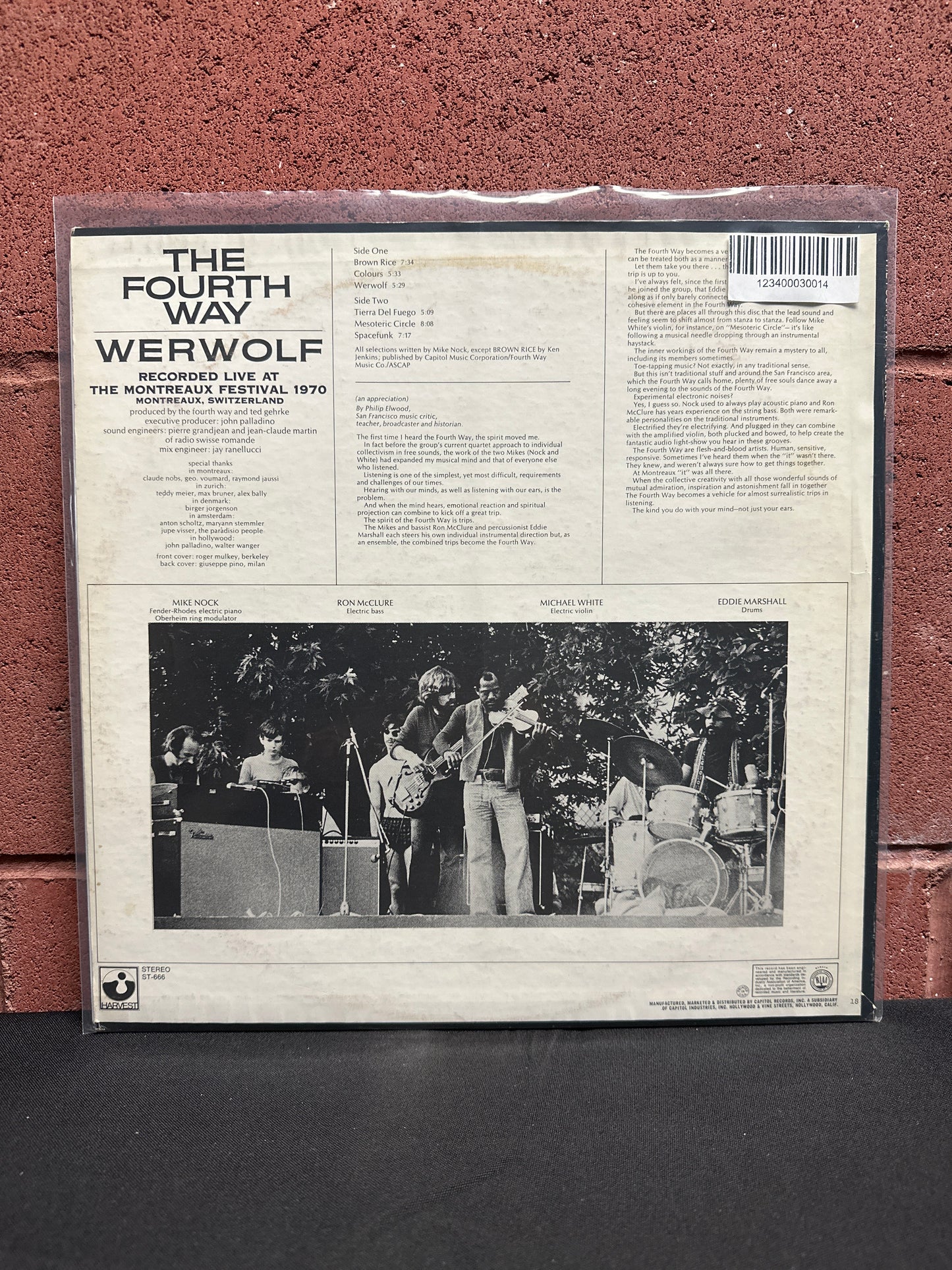 Used Vinyl:  The Fourth Way ”Werwolf” LP