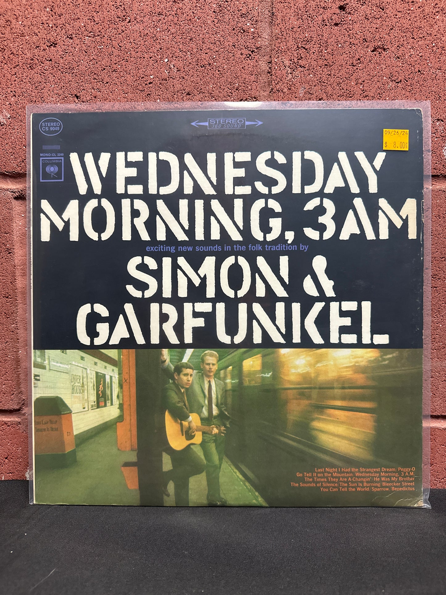 Used Vinyl:  Simon & Garfunkel ”Wednesday Morning, 3 A.M.” LP