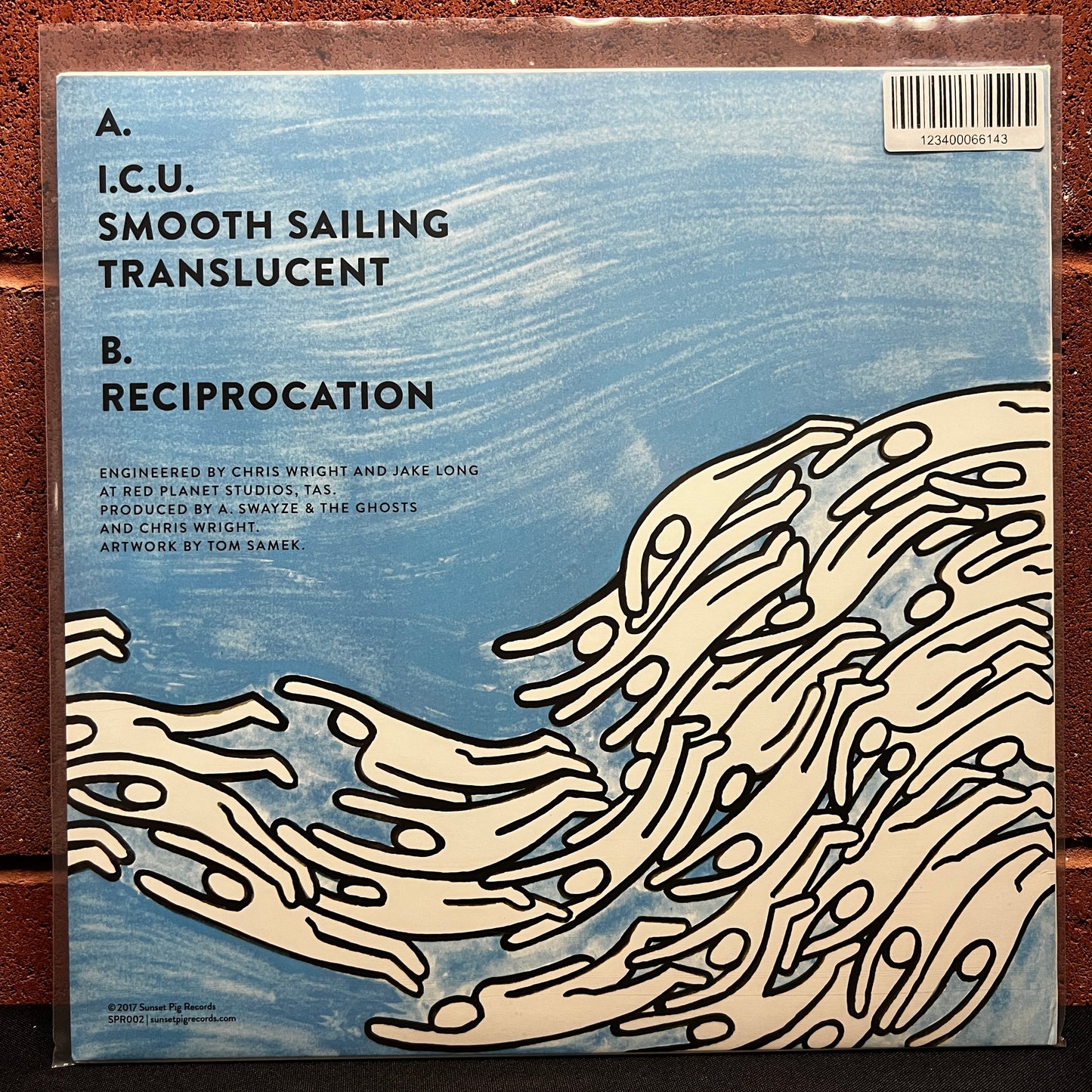 Used Vinyl: A. Swayze & The Ghosts "S/T" 12" (2017 Aussie Press)