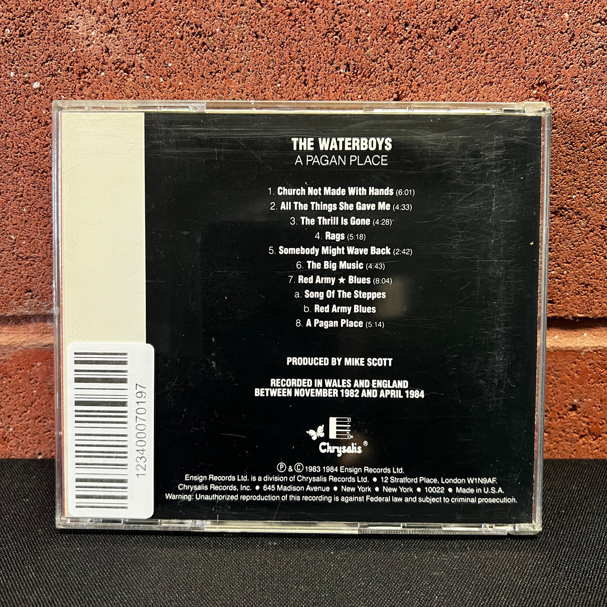 Used CD: The Waterboys ‎"A Pagan Place" CD