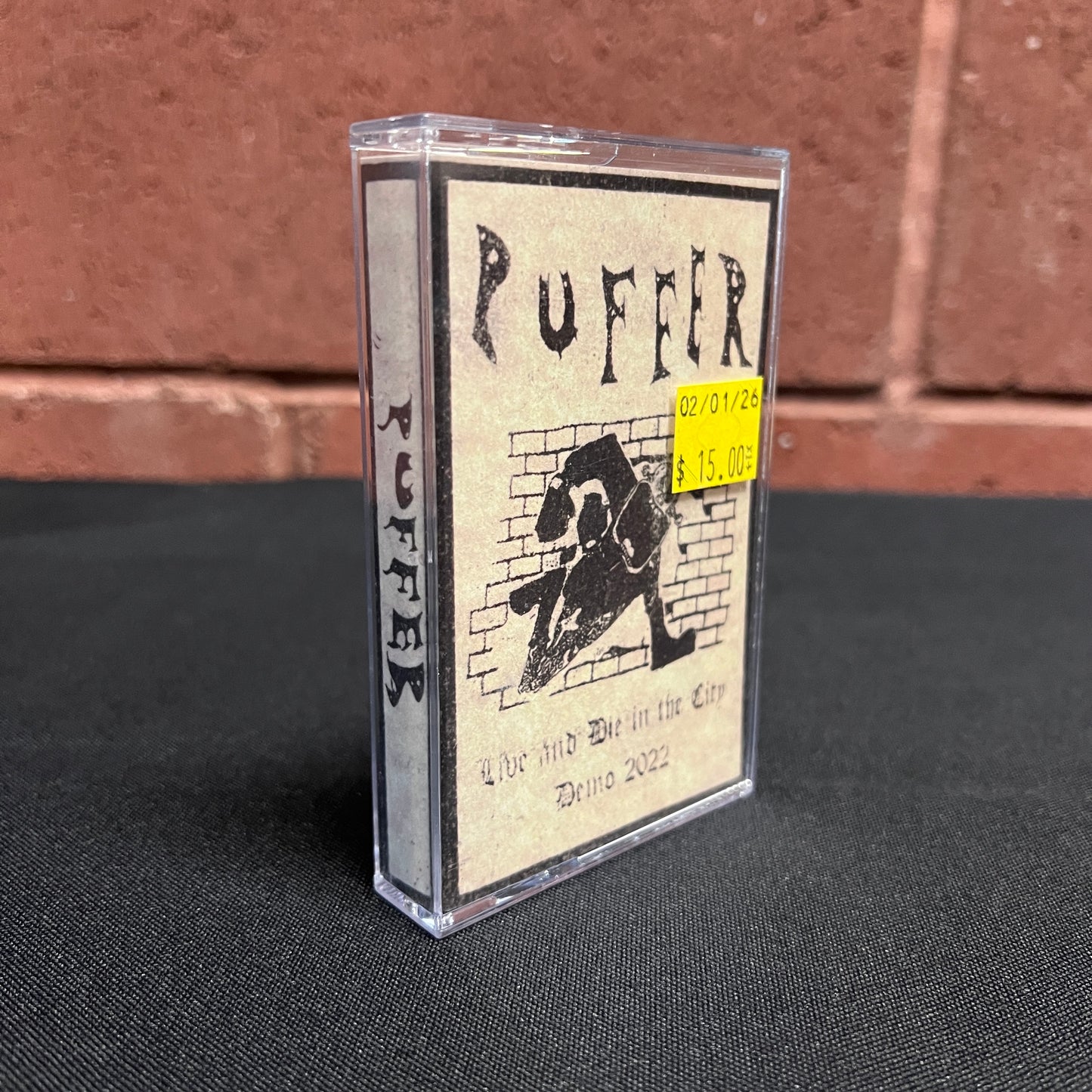 Used Cassette: Puffer "Live And Die In The City: Demo 2022" Tape