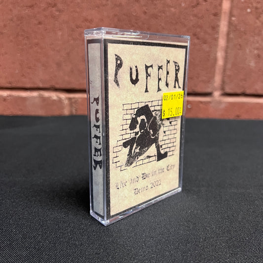 Used Cassette: Puffer "Live And Die In The City: Demo 2022" Tape