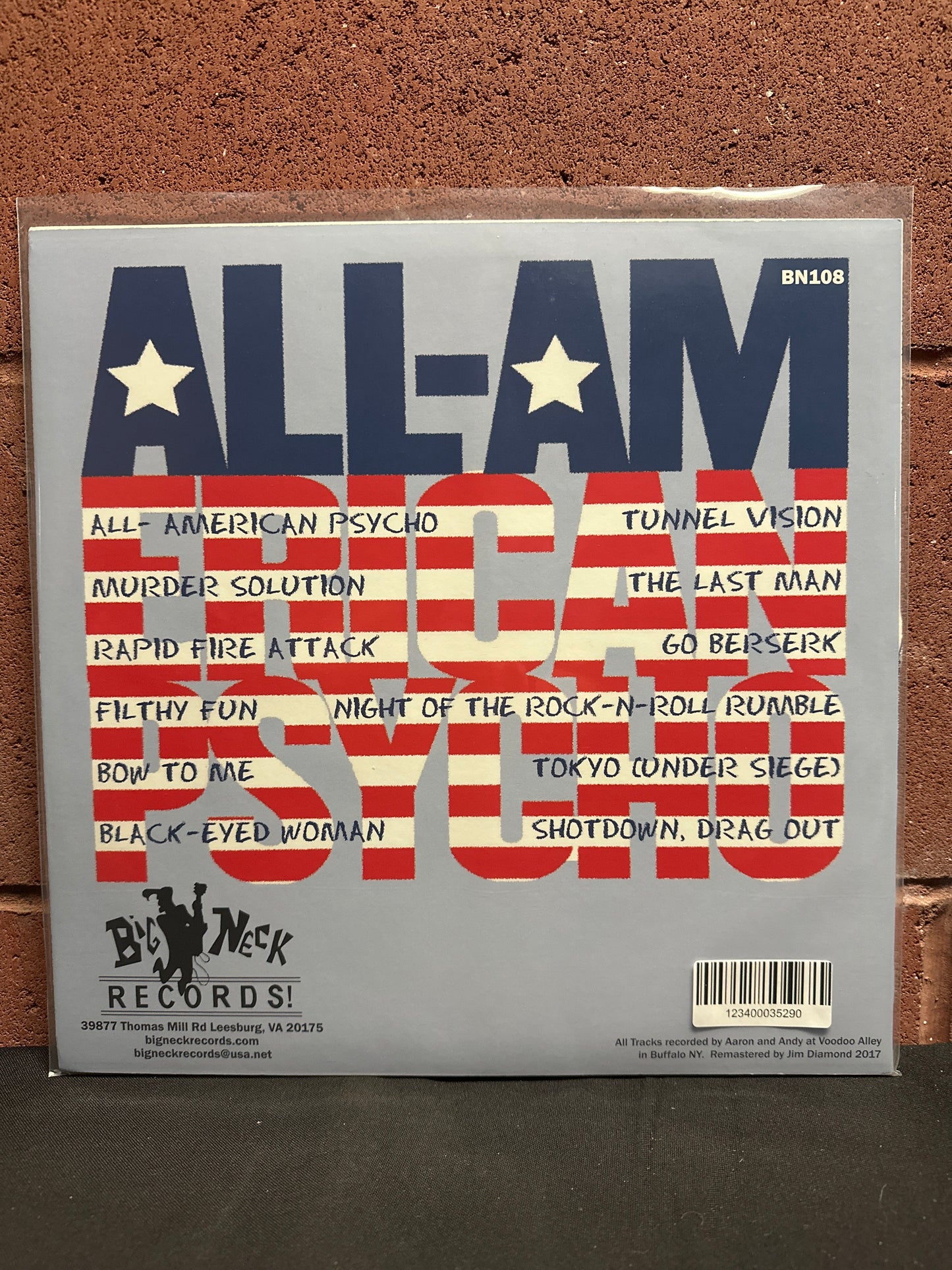 Used Vinyl:  Baseball Furies ”All-American Psycho” LP (Red vinyl)