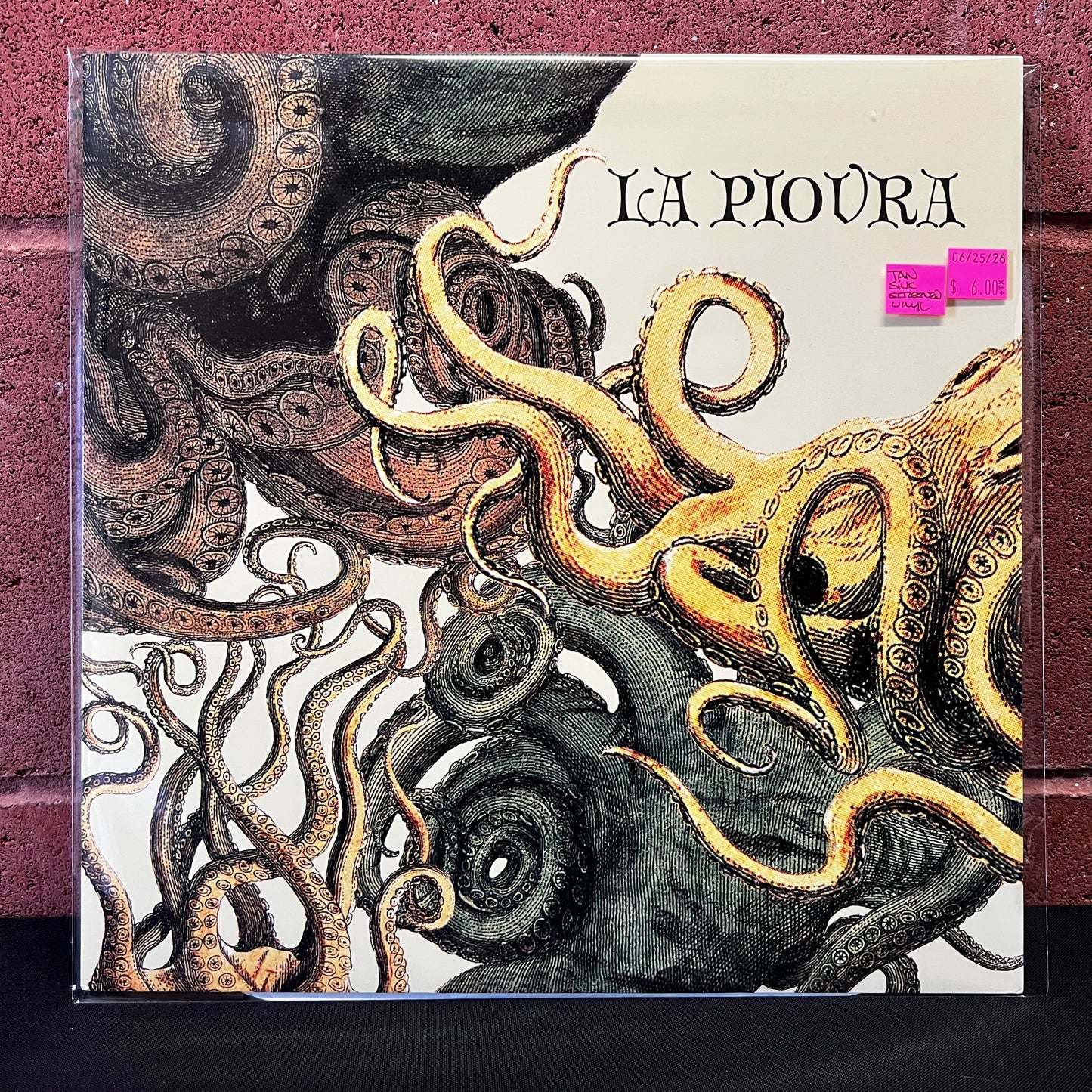 Used Vinyl: La Piovra "S/T" 12" (2006 Press - Tan Silkscreened Vinyl)