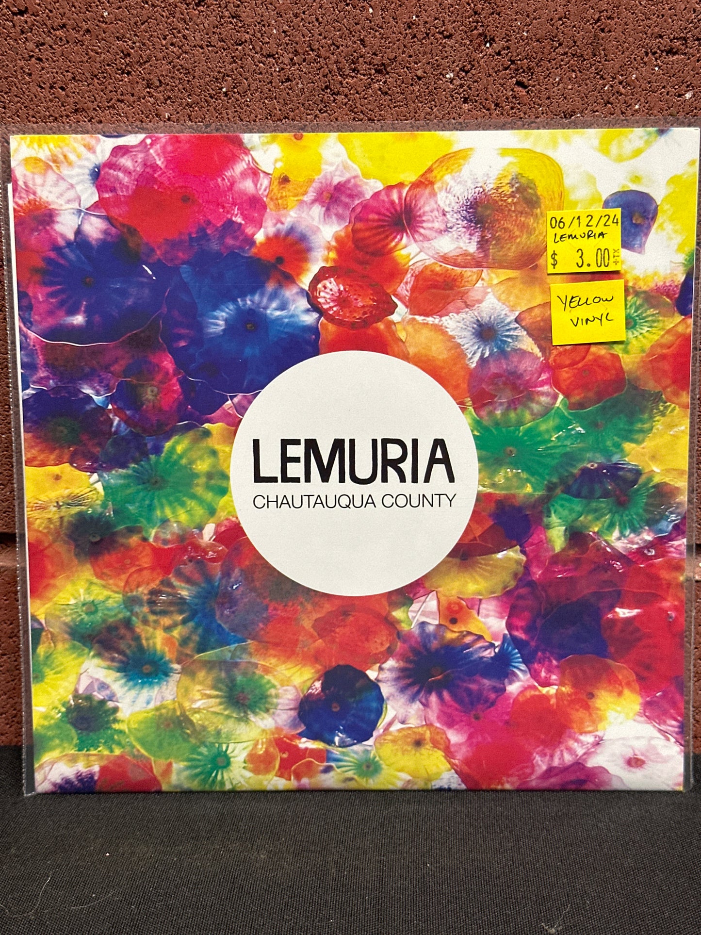 Used Vinyl:  Lemuria ”Chautauqua County” 7" (Yellow vinyl)