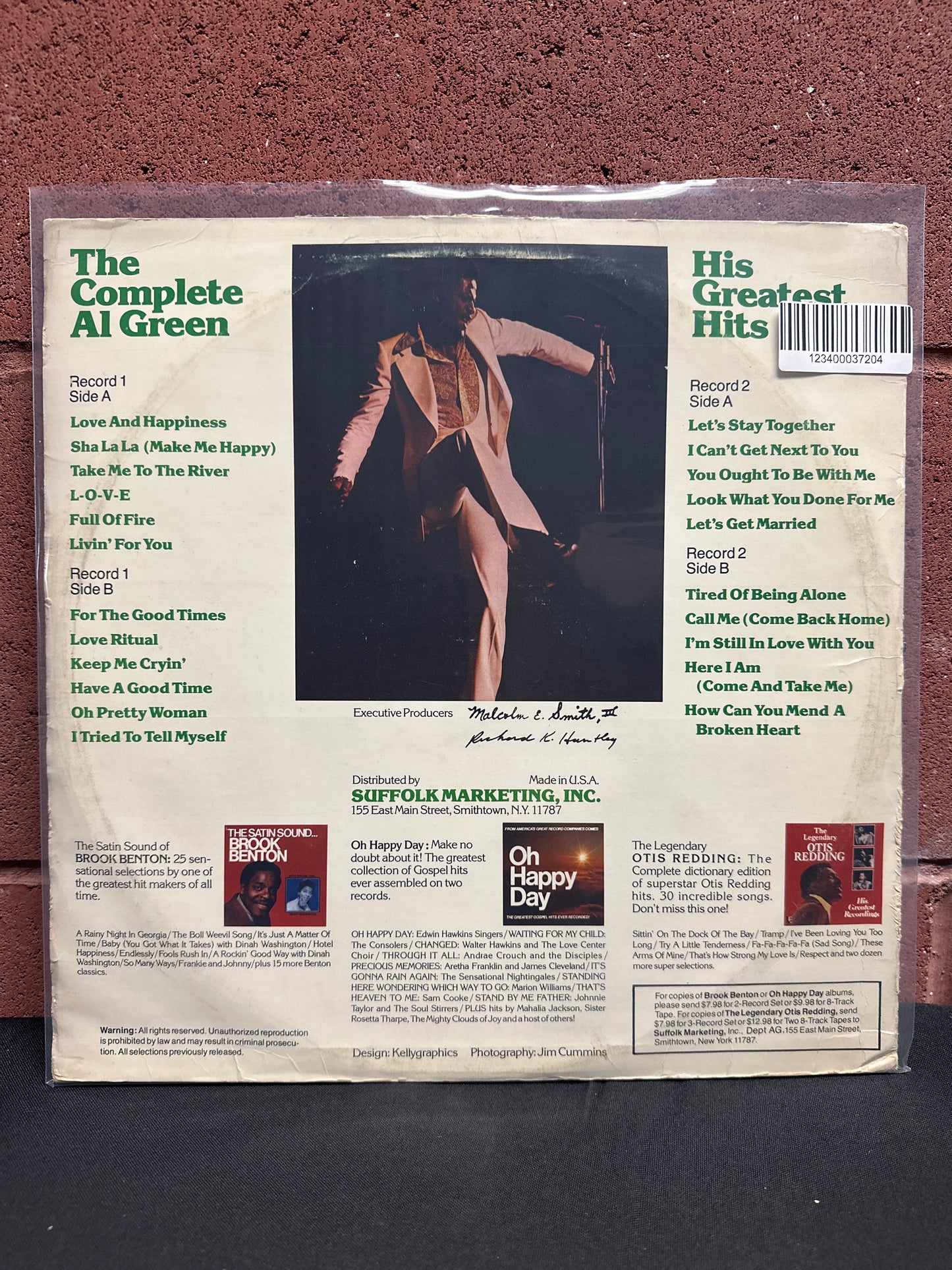 Used Vinyl:  Al Green ”The Complete Al Green His Greatest Hits” 2xLP