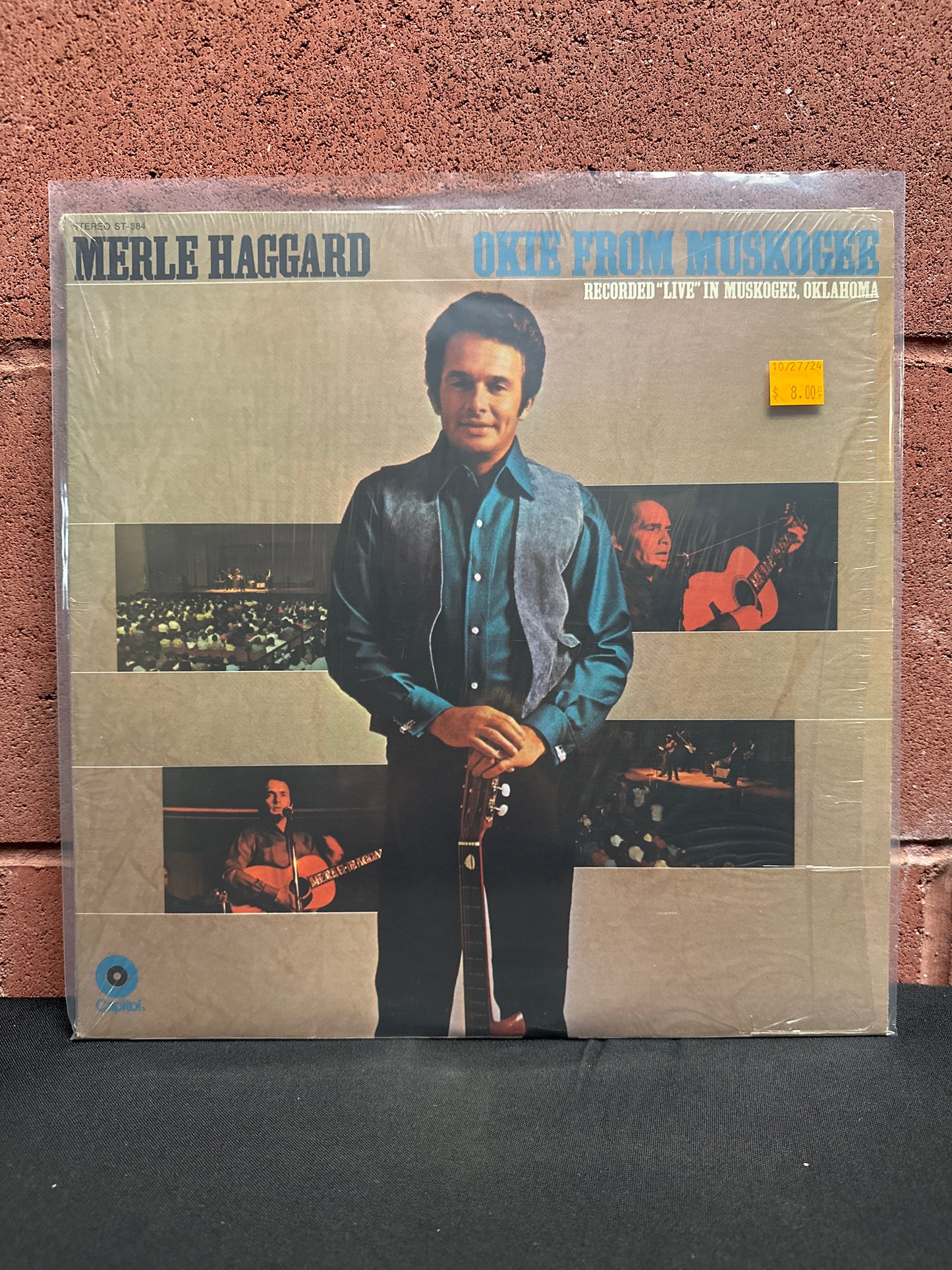 Used Vinyl:  Merle Haggard And The Strangers ”Okie From Muskogee (Recorded "Live" In Muskogee, Oklahoma)” LP