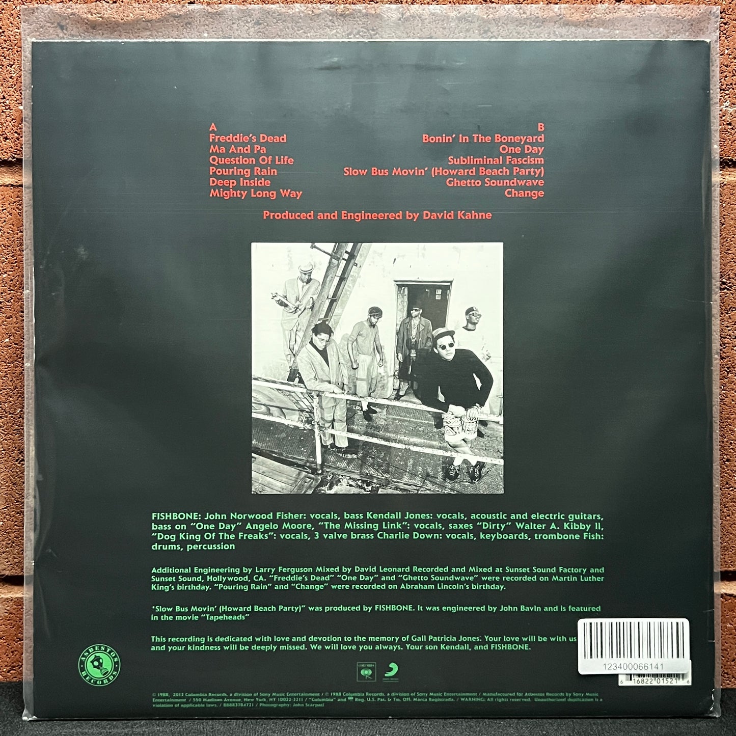 Used Vinyl: Fishbone ‎"Truth And Soul" LP (2014 Press - Red Vinyl)