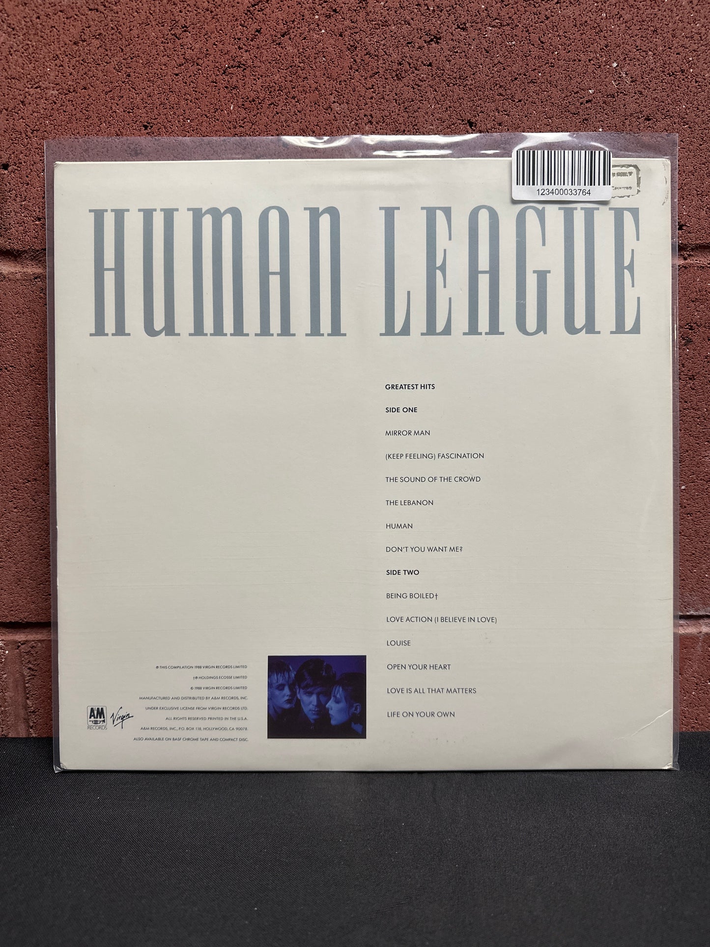 Used Vinyl:  The Human League ”Greatest Hits” LP