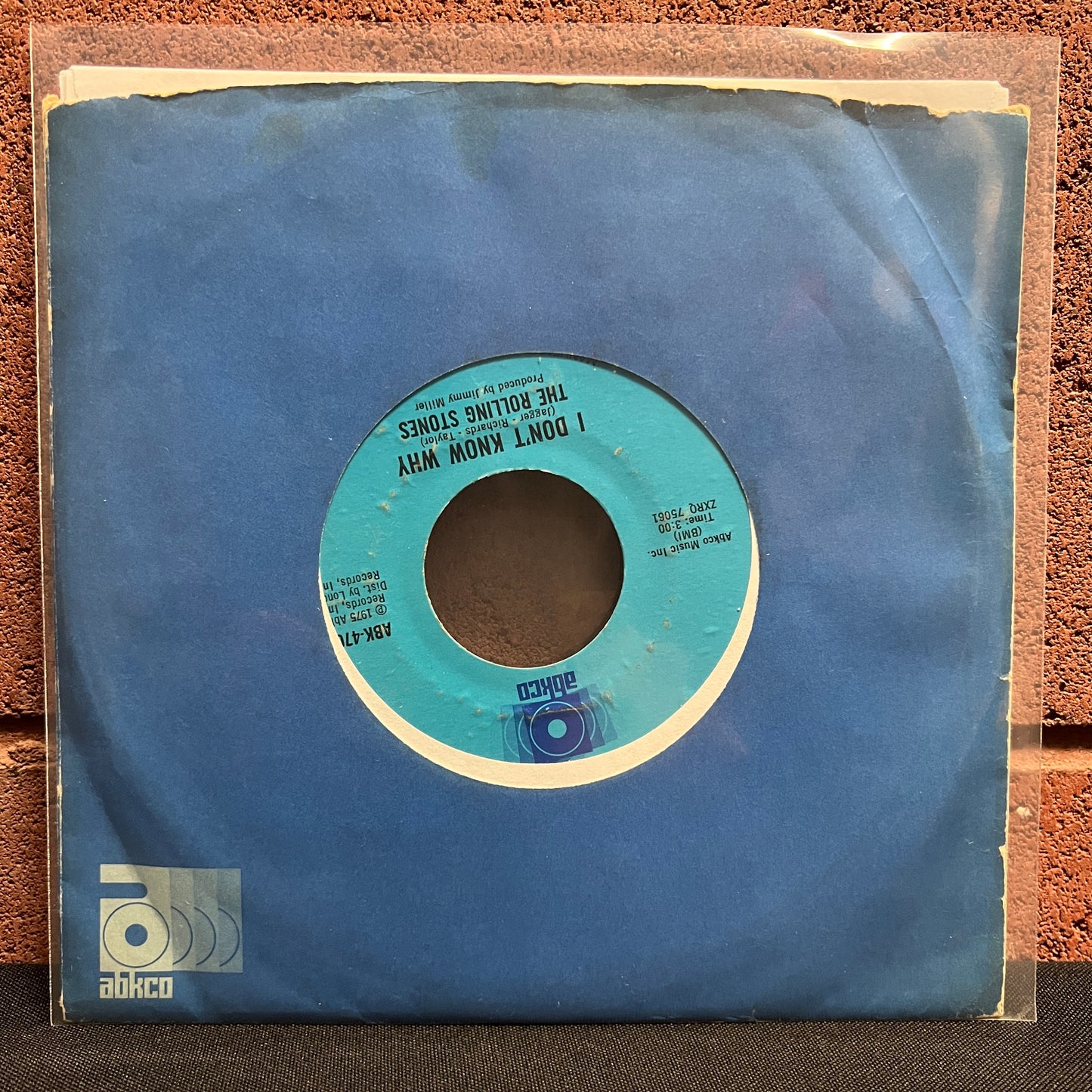 Used Vinyl: The Rolling Stones ”I Don't Know Why ” 7"