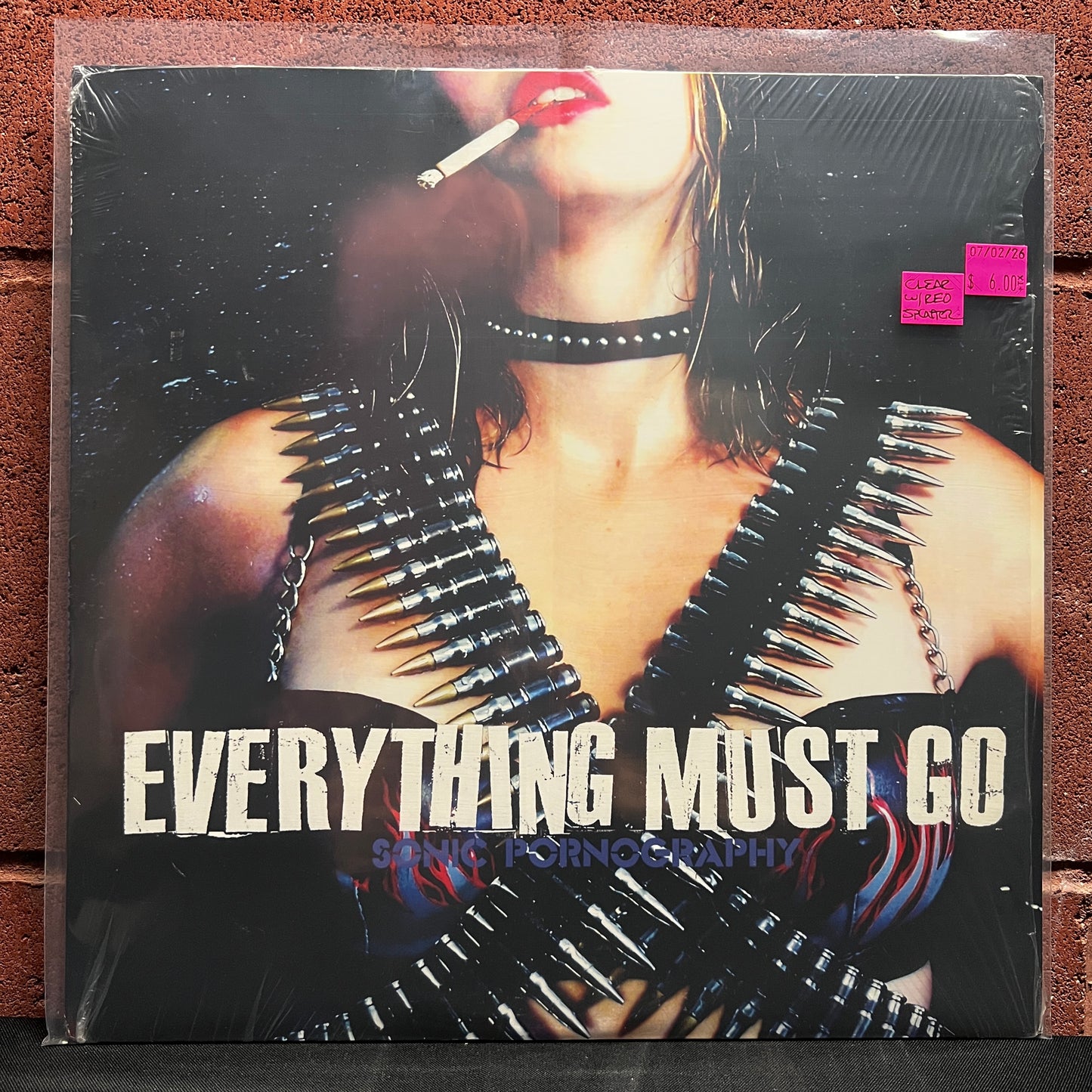 Used Vinyl: Everything Must Go "Sonic Pornography" LP (Clear w/Red Splatter Vinyl)