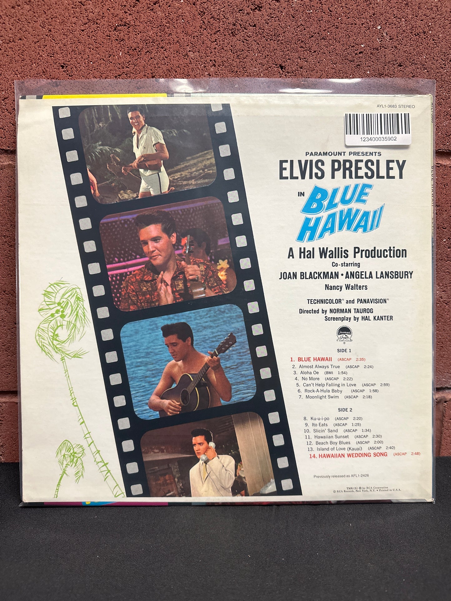 Used Vinyl:  Elvis Presley ”Blue Hawaii” LP