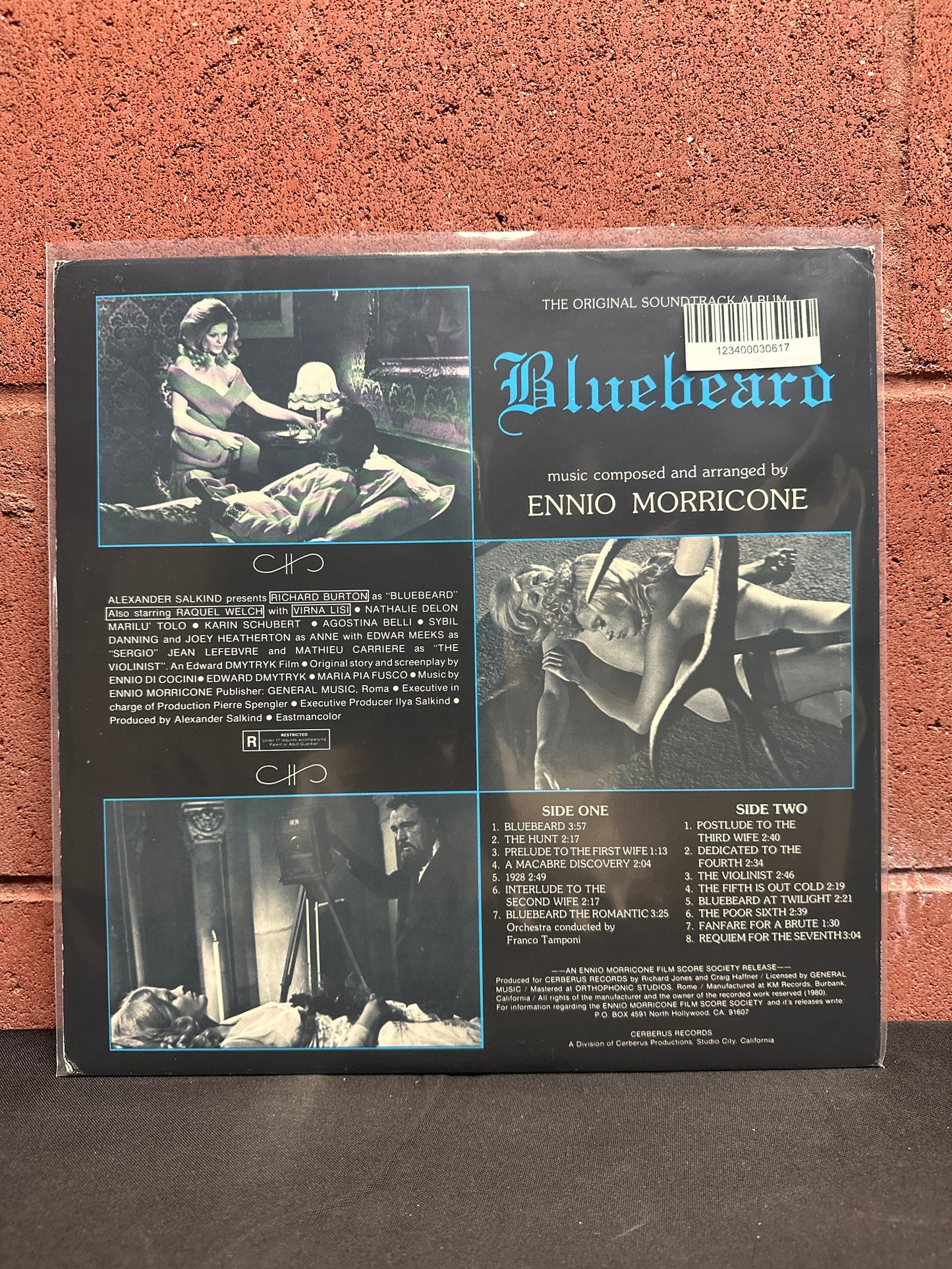 Used Vinyl:  Ennio Morricone ”Bluebeard (The Original Soundtrack Album)” LP