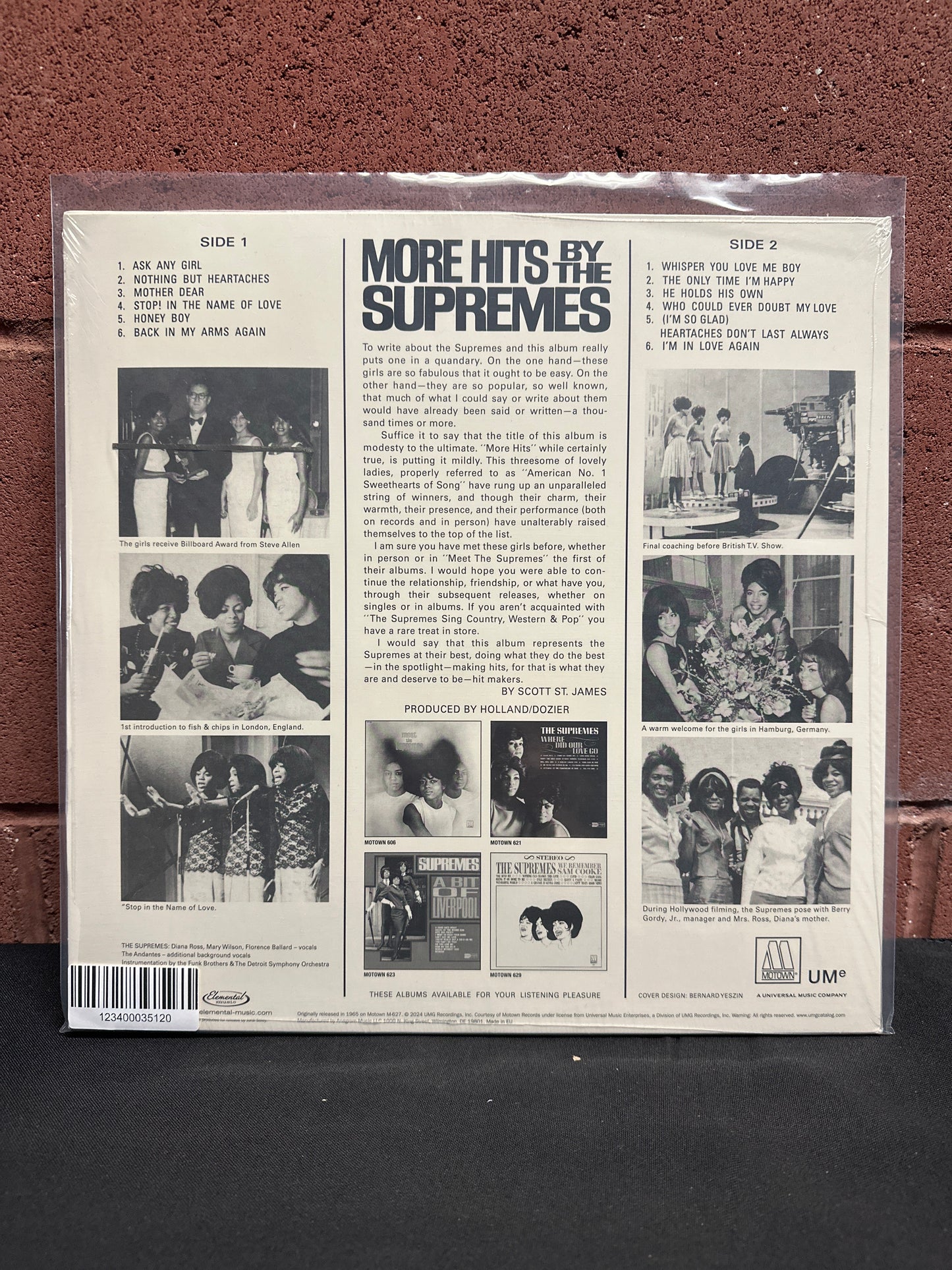 Used Vinyl:  The Supremes ”More Hits By The Supremes” LP