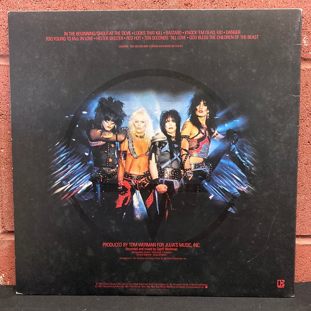 Used Vinyl:  Motley Crue "Shout At The Devil" LP (Japanese Press)