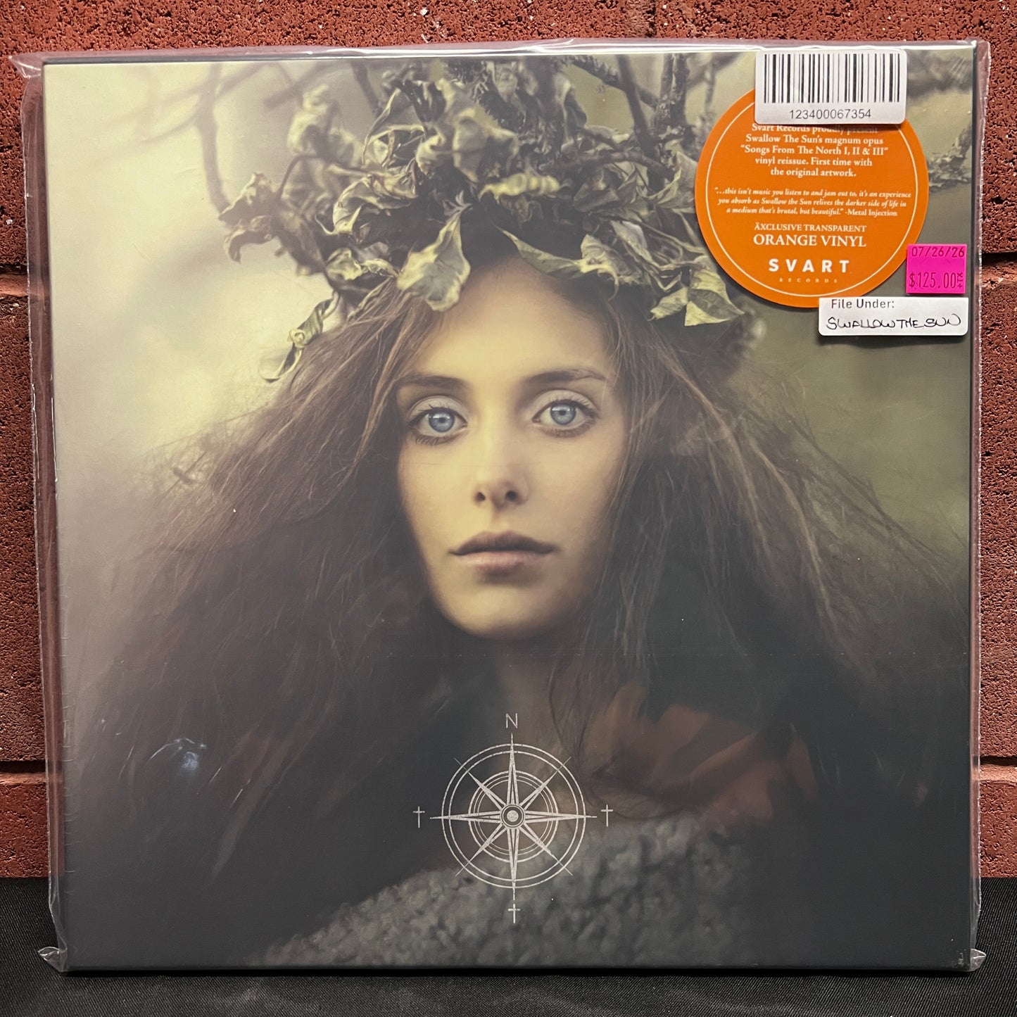 Used Vinyl: Swallow The Sun ‎"Songs From The North I, II & III" 5xLP Box Set (2024 Press - Orange Vinyl)