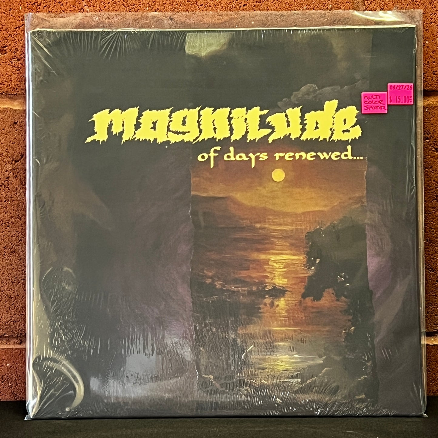 Used Vinyl: Magnitude "Of Days Renewed..." LP (2023 Press - Black w/Multi-color Splatter Vinyl)