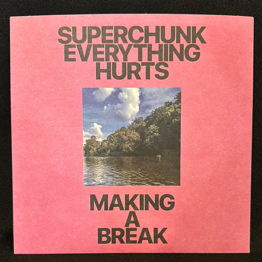 Used Vinyl:  Superchunk ”Everything Hurts / Making A Break” 7" (Pink vinyl)