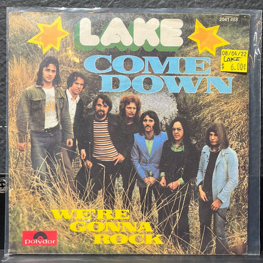 USED VINYL: Lake “Come Down / We're Gonna Rock” 7"