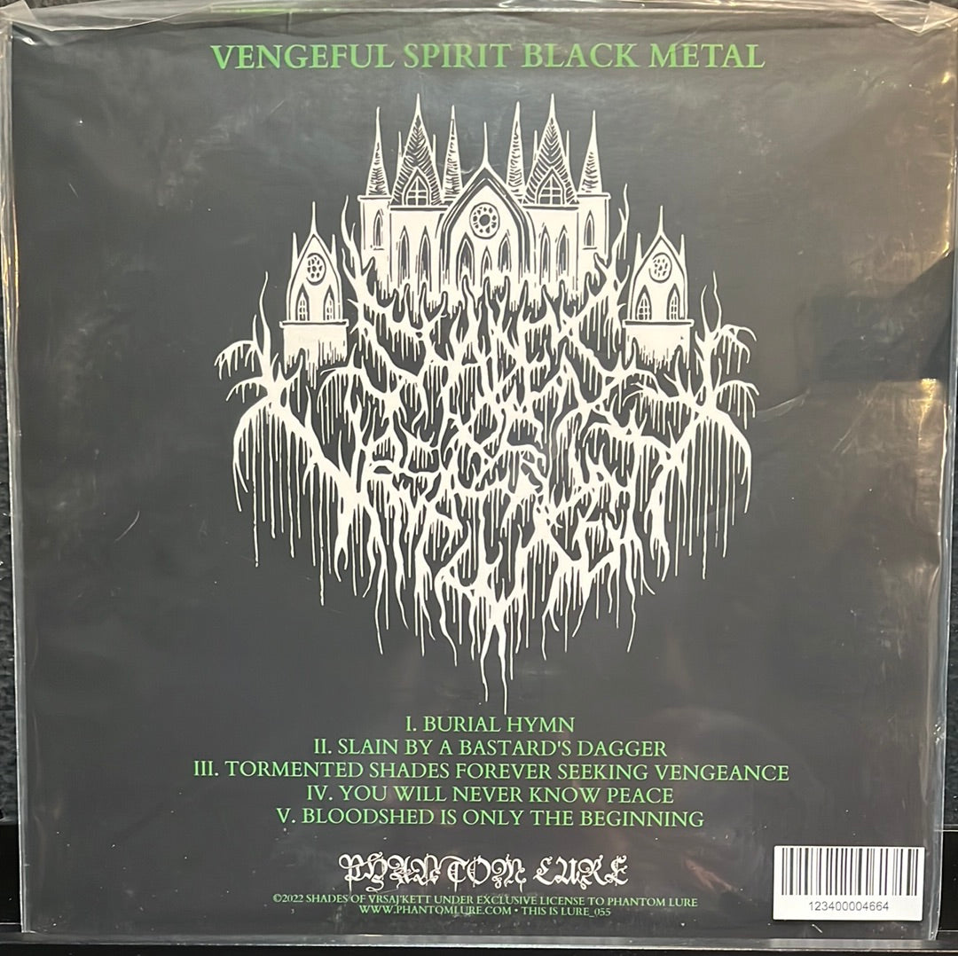 USED VINYL: Shades Of Vrsaj'kett “Vengeful Spirit Black Metal” 12"